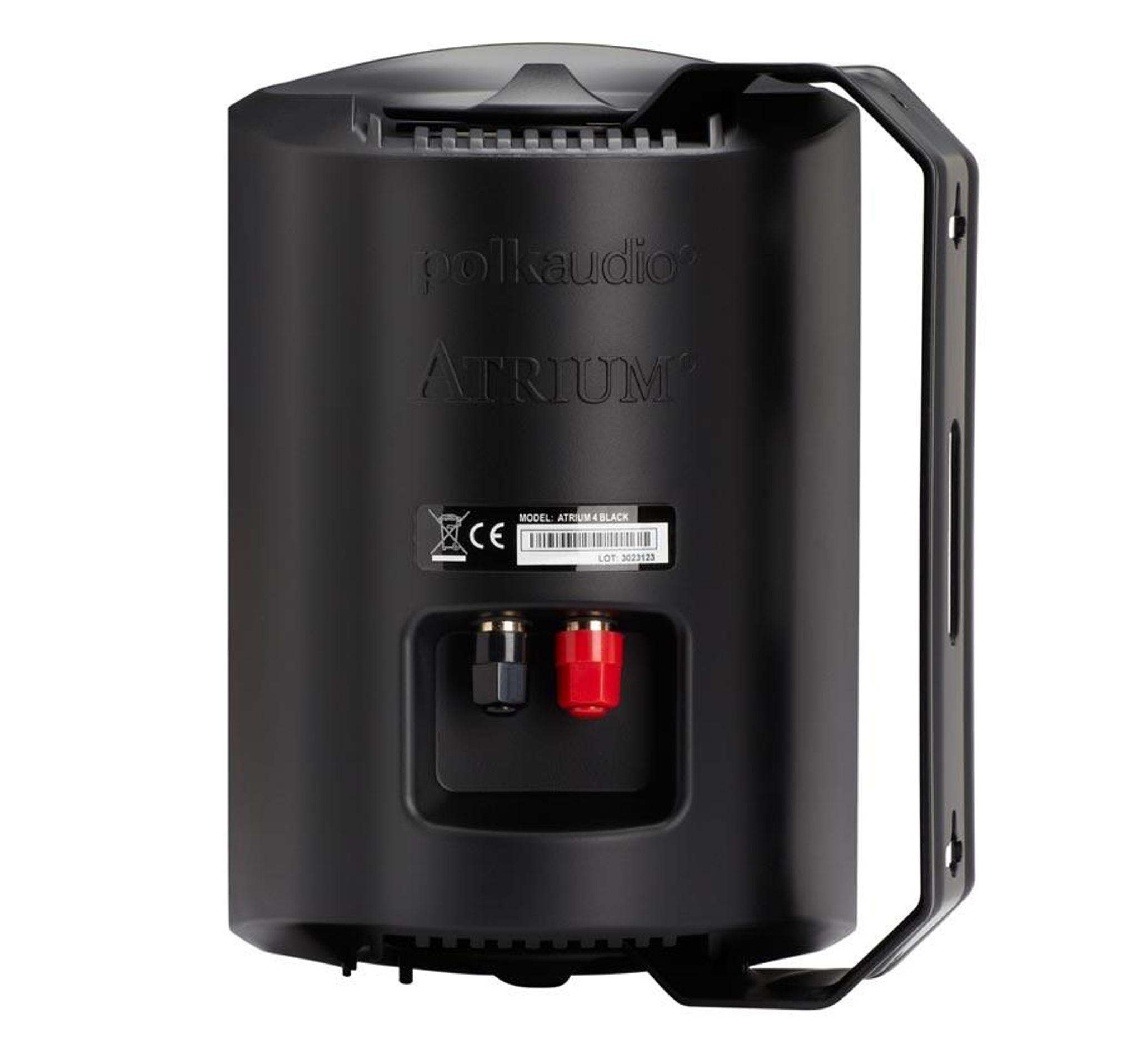 Polk Audio Atrium 4 All-Weather Outdoor Loudspeaker - Pair (Black) thumbnail 3