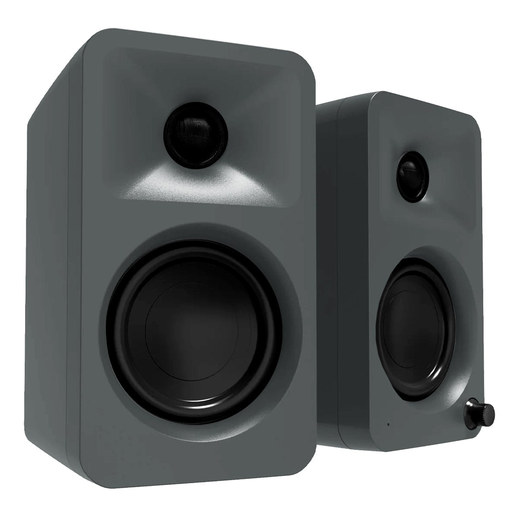 Kanto ORA Powered Reference Desktop Speakers with Bluetooth - Pair (Matte Gray) - Image 1