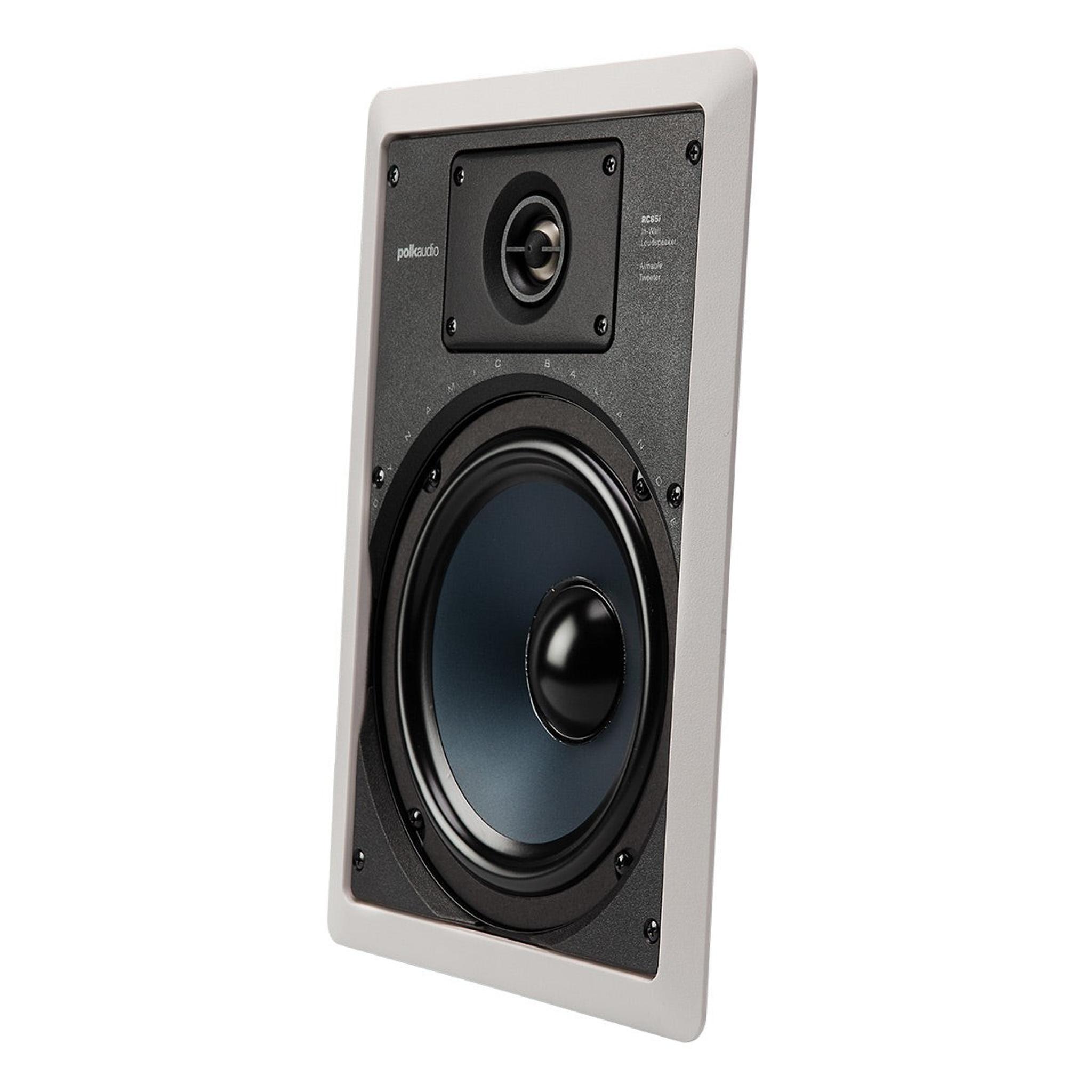 Polk Audio RC85i 2 Way In Wall Speakers - 4 Pack (White) thumbnail 5