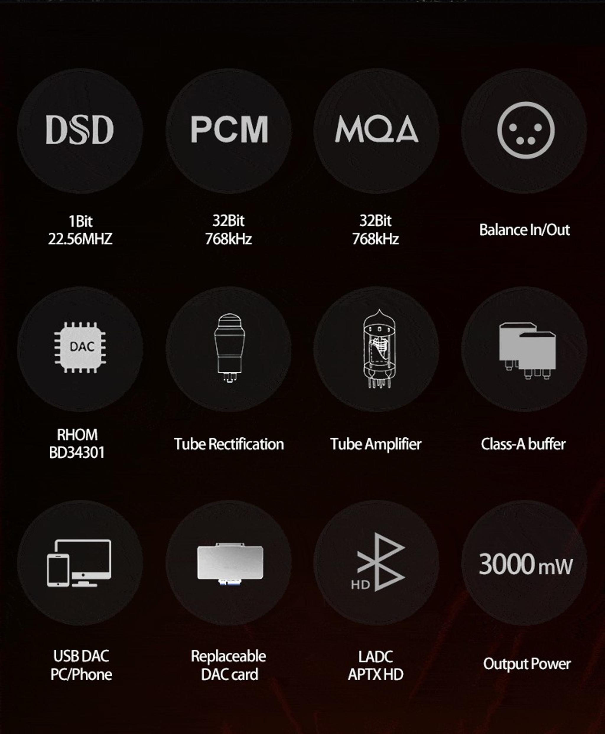 xDuoo TA-32 High-performance DAC &amp; Balanced Tube Class-A Headphone Amplifier thumbnail 5