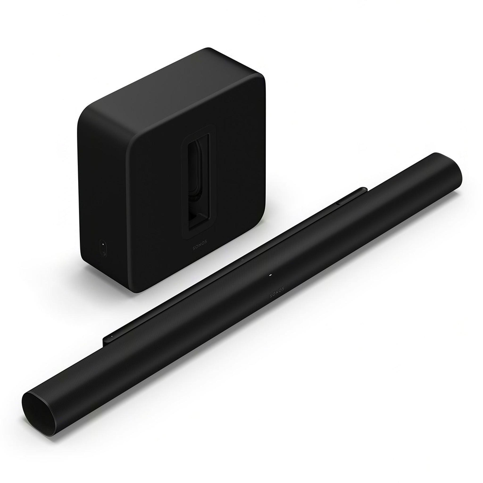 Sonos Premium Entertainment Set with Arc Ultra Soundbar and Sub 4 Wireless Subwoofer (Black) - Image 1