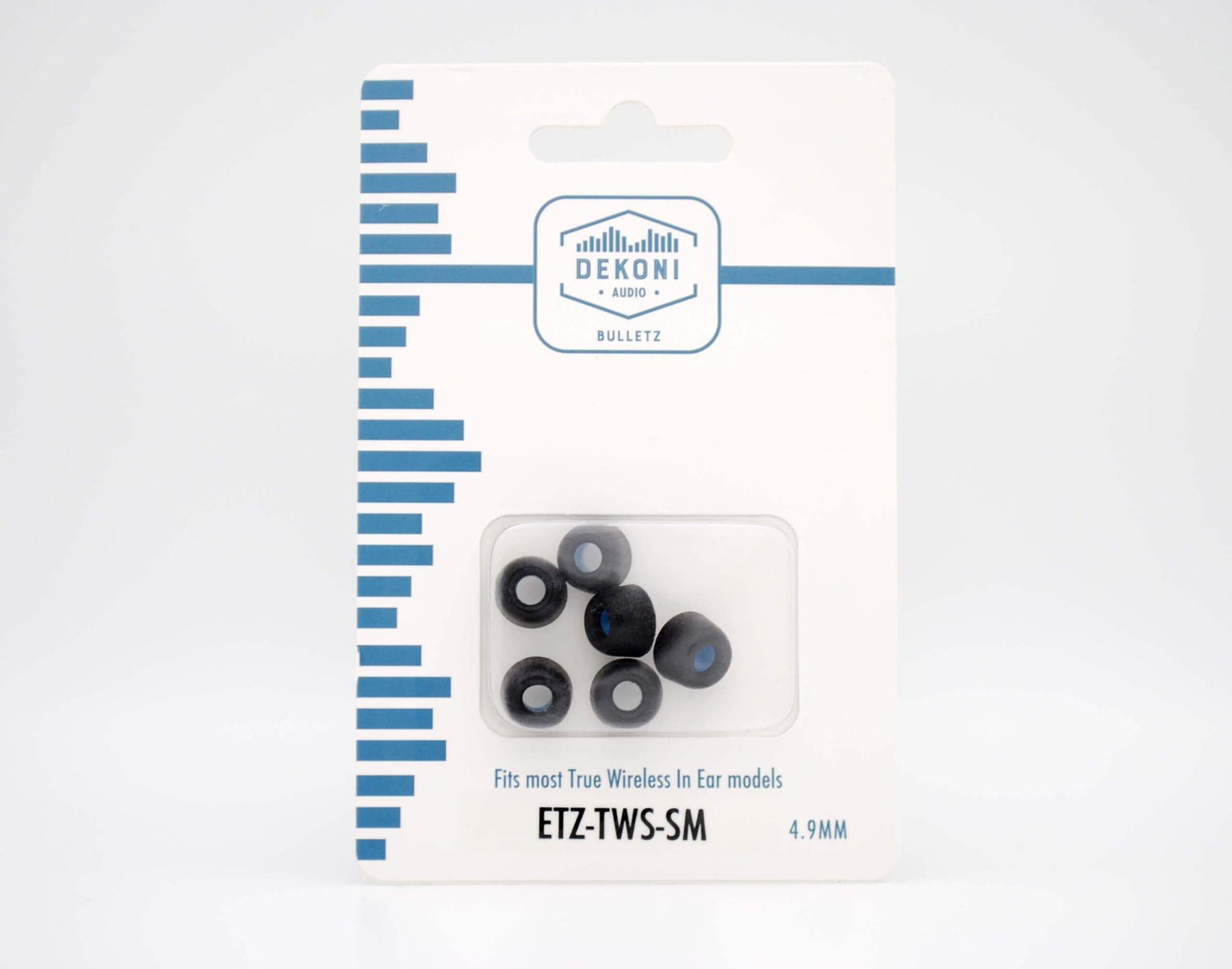 Premium Memory Foam Isolation Earphone Tips Black - True Wireless thumbnail 5
