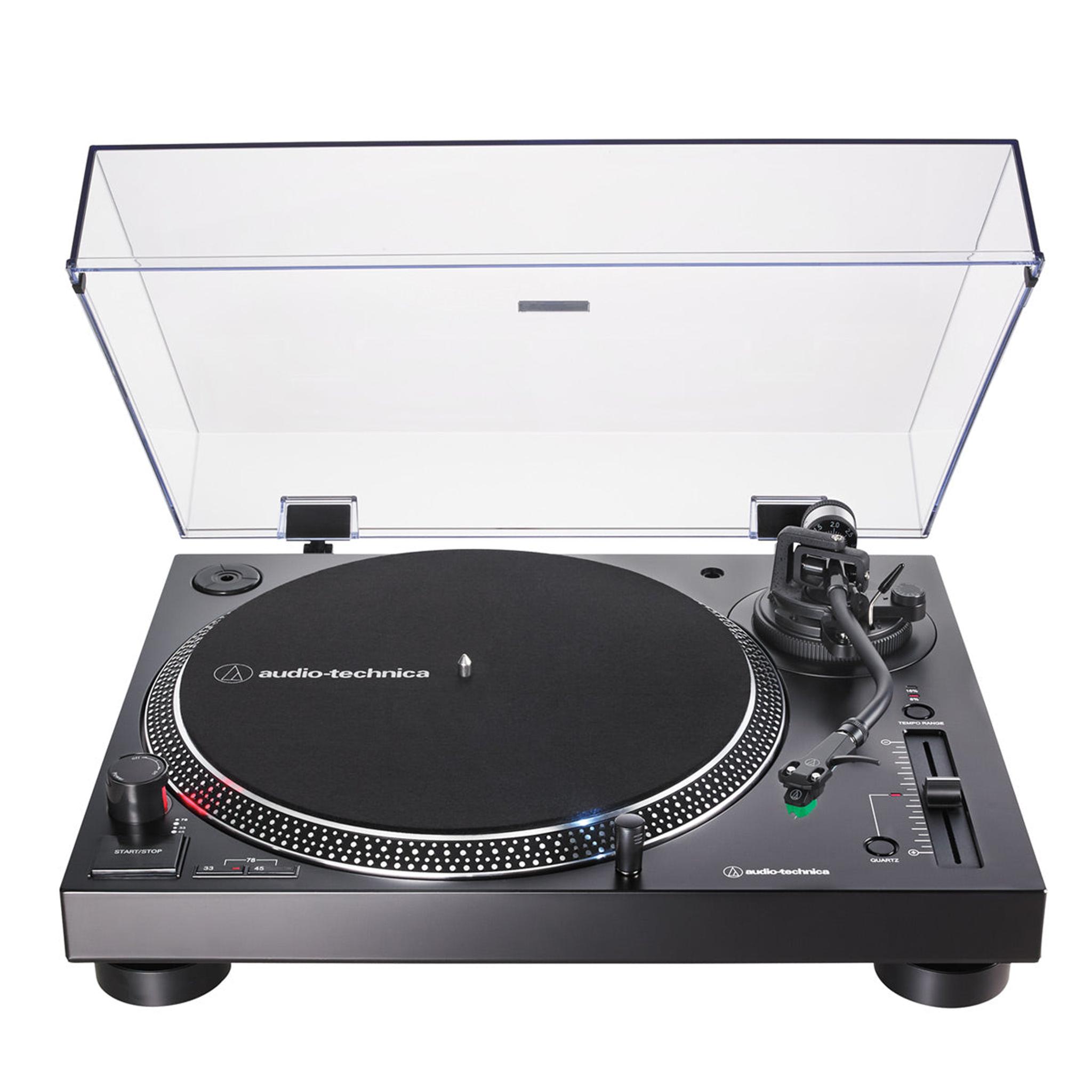 Audio-Technica AT-LP120XUSB-BK Direct-Drive 3-Speed Turntable with USB Output (Black) - Image 1