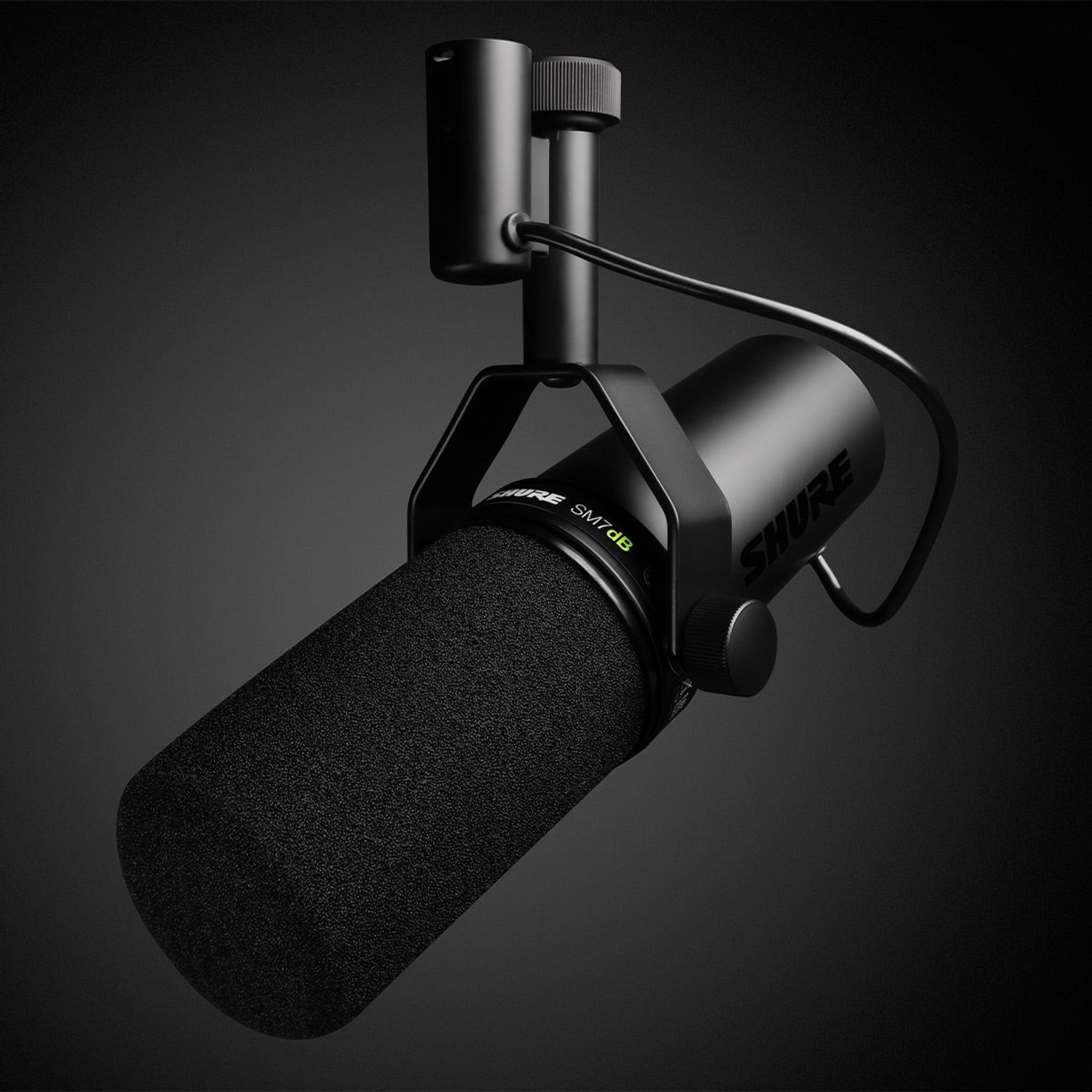 Shure SM7dB Cardioid Dynamic Vocal Microphone with Built-In Active Preamp thumbnail 11