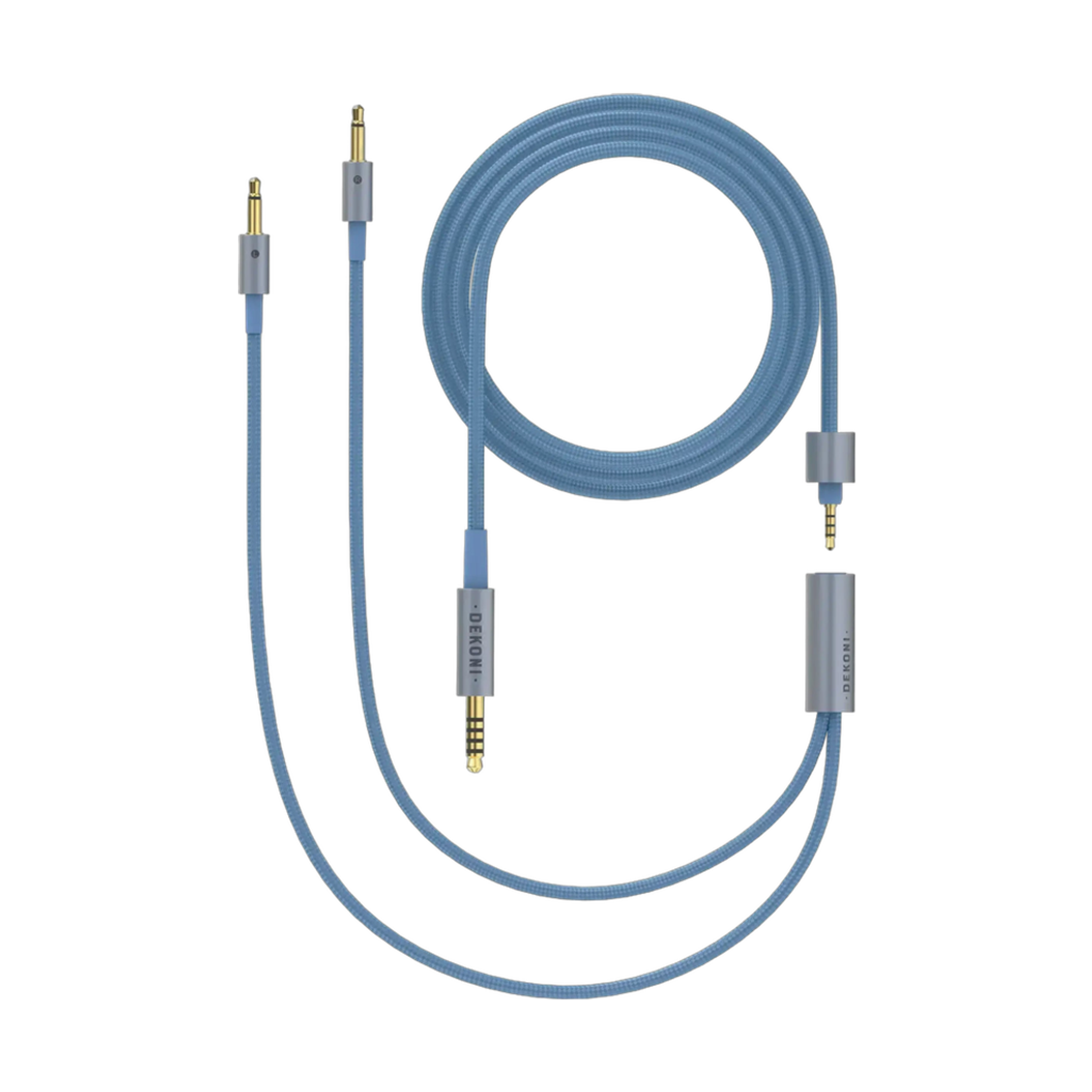 Dekoni Audio Ensemble 4.4mm 64" Nylon Wrapped Cable with 3.5mm Headphone Connectors