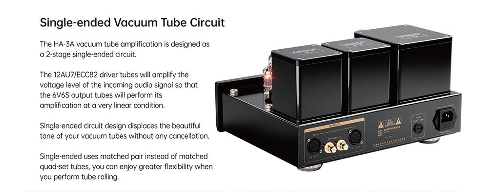 Cayin HA-3A Desktop Tube Headphone Amplifier thumbnail 6