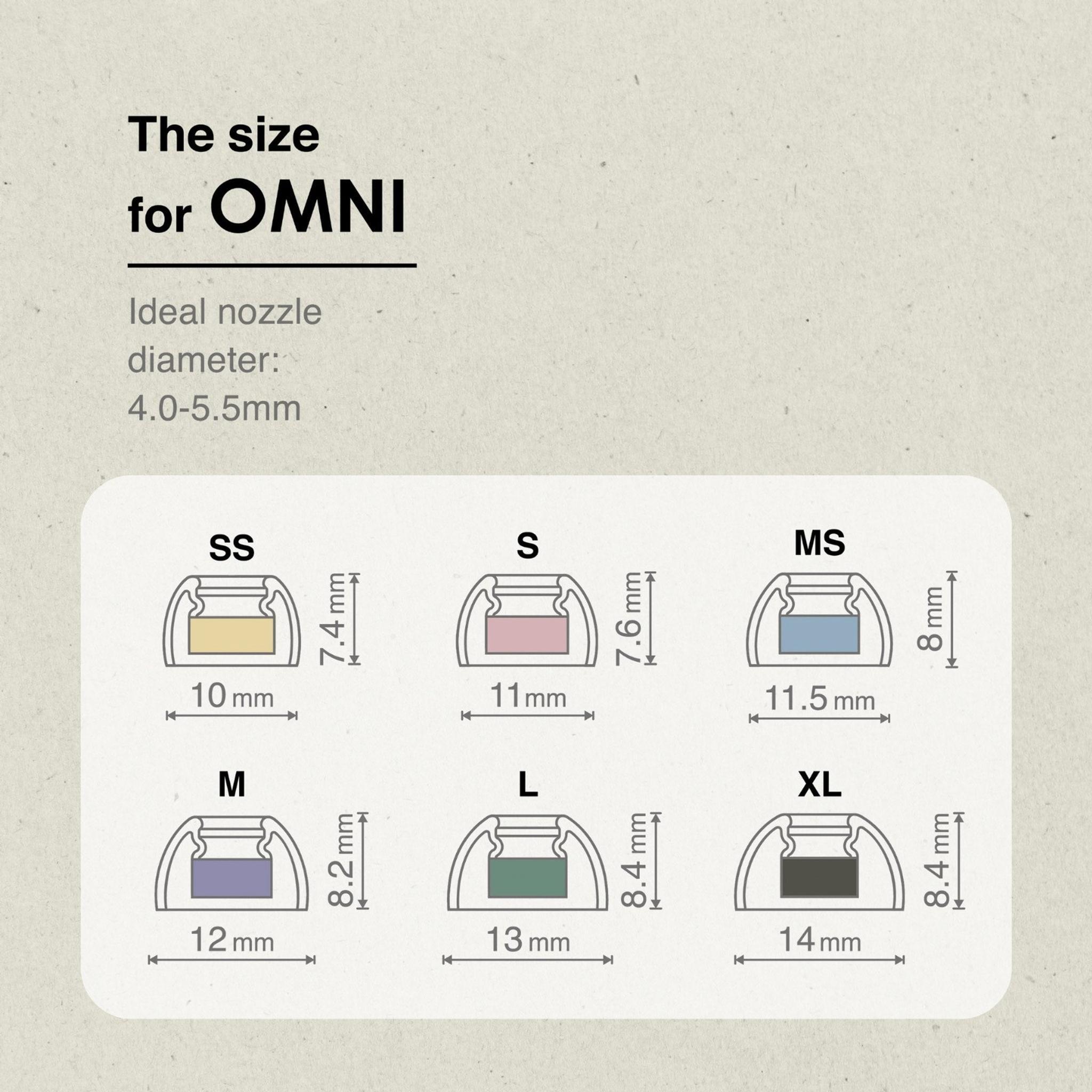 SpinFit OMNI | Premium Universal Silicone Eartips thumbnail 7