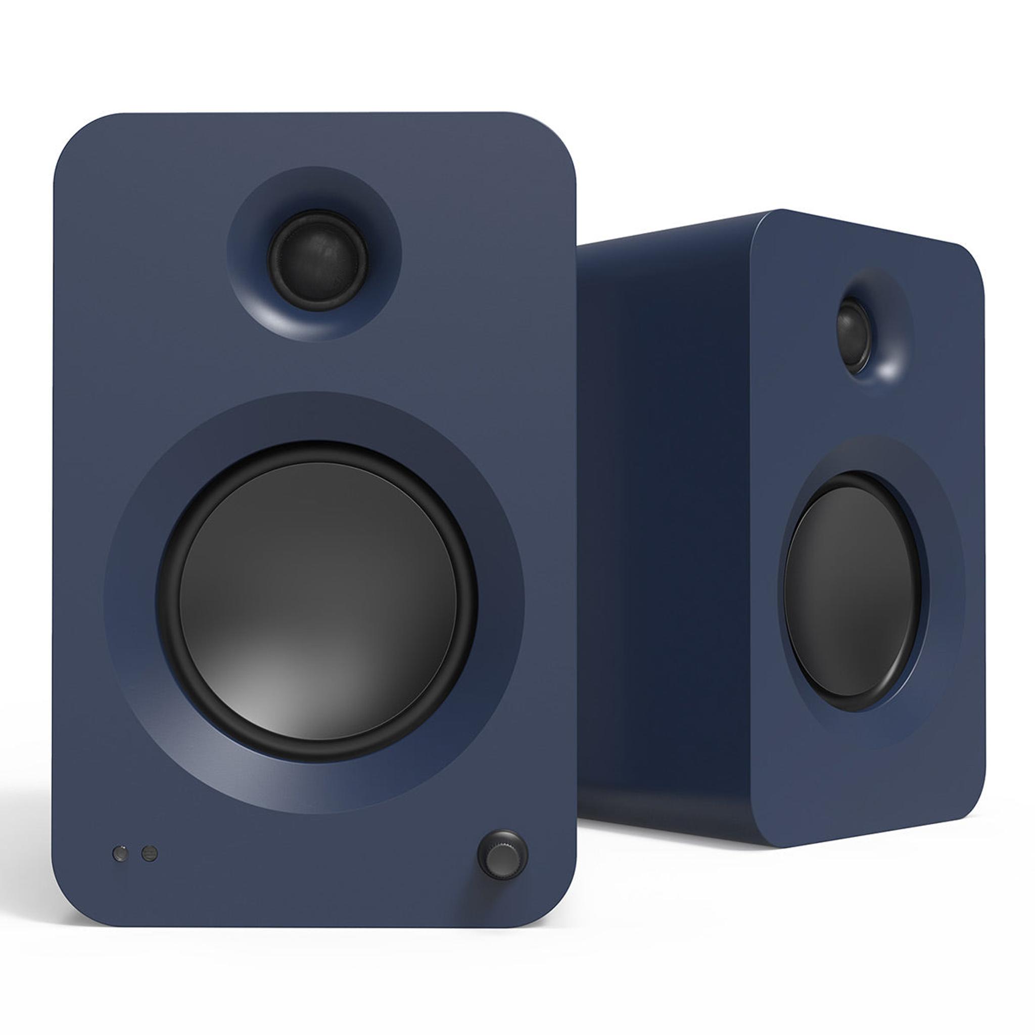 Kanto REN Powered Bluetooth Bookshelf Speakers - Pair (Matte Blue) - Image 1
