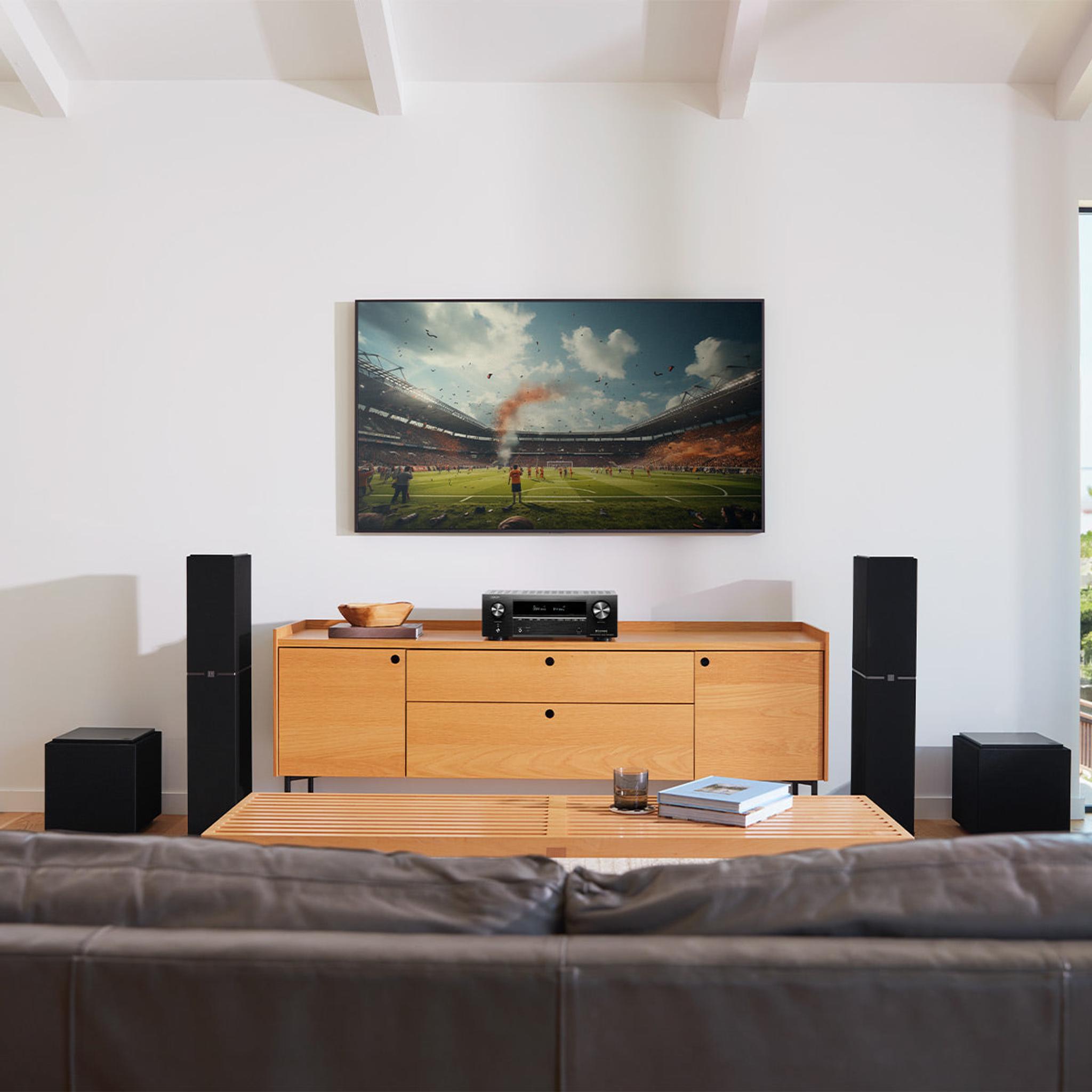 Denon AVRX1800H 7.2 Channel 8K Home Theater Receiver with Dolby Atmos, HEOS Built-In, and Audyssey Room Correction thumbnail 3