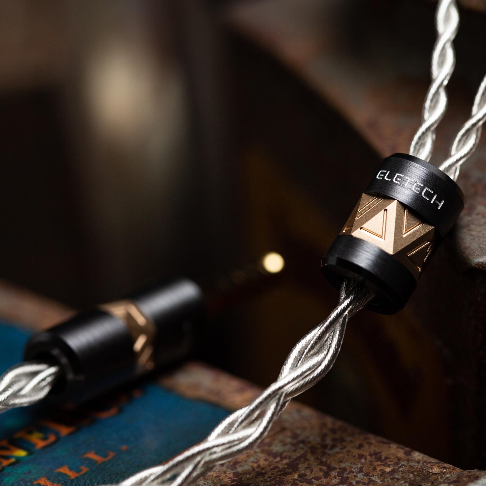 Eletech Cassiel | Silver-Plated Copper Upgrade Cable for IEMs thumbnail 5