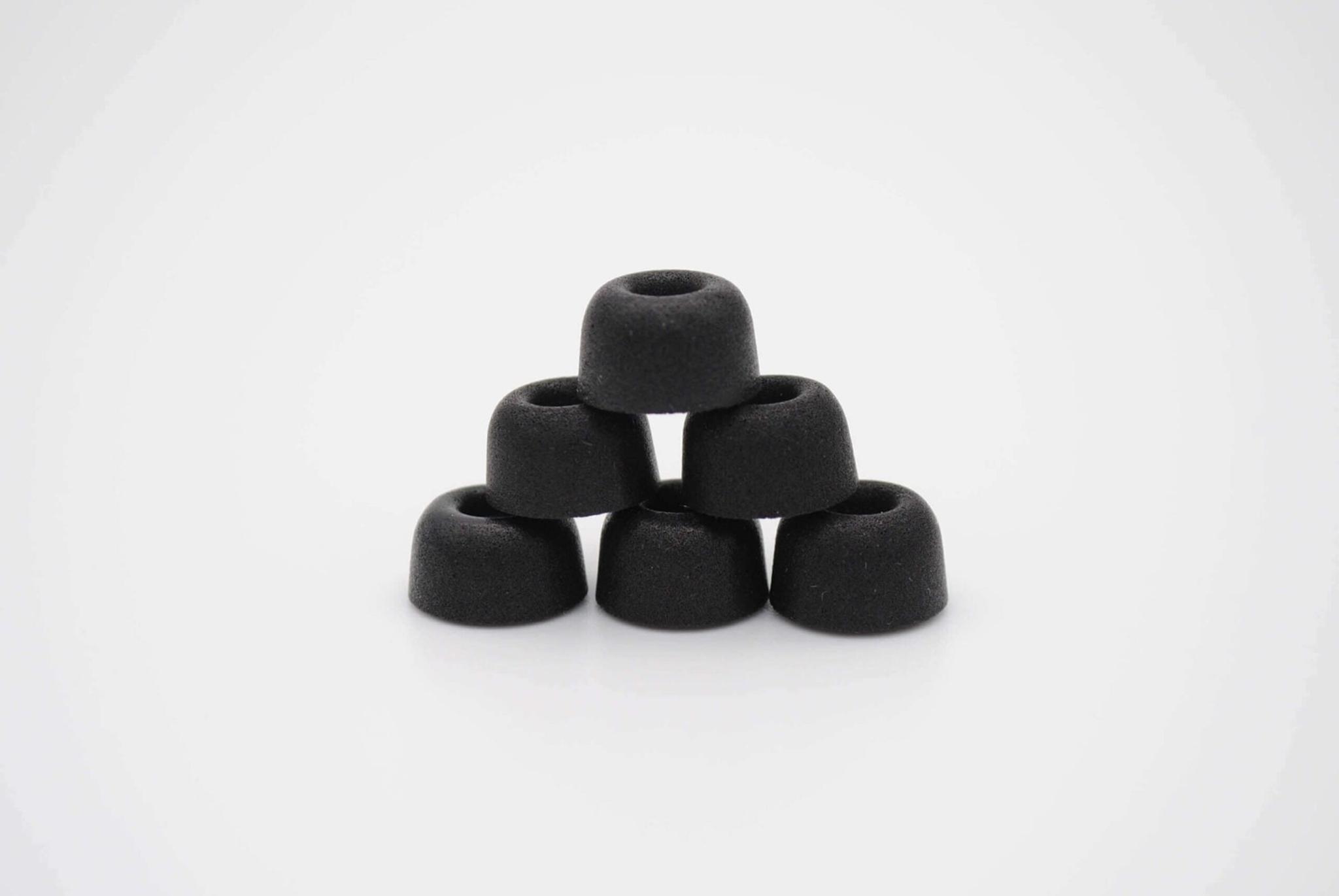Premium Memory Foam Isolation Earphone Tips Black - True Wireless thumbnail 7