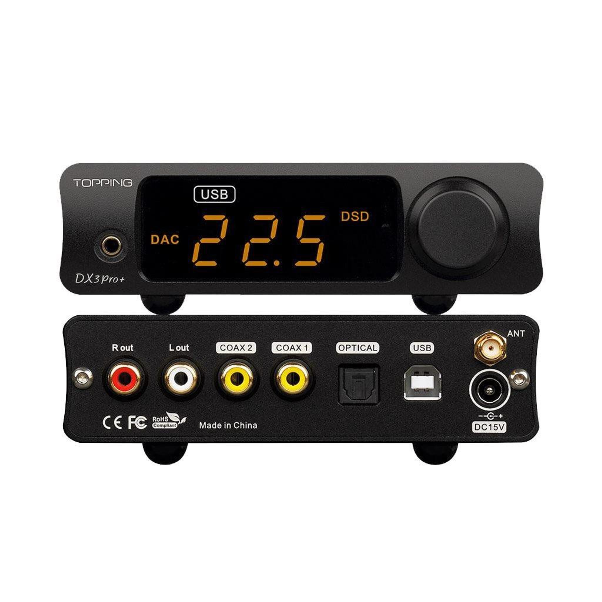 Topping DX3 Pro+ Desktop DAC & Headphone Amplifier thumbnail 3