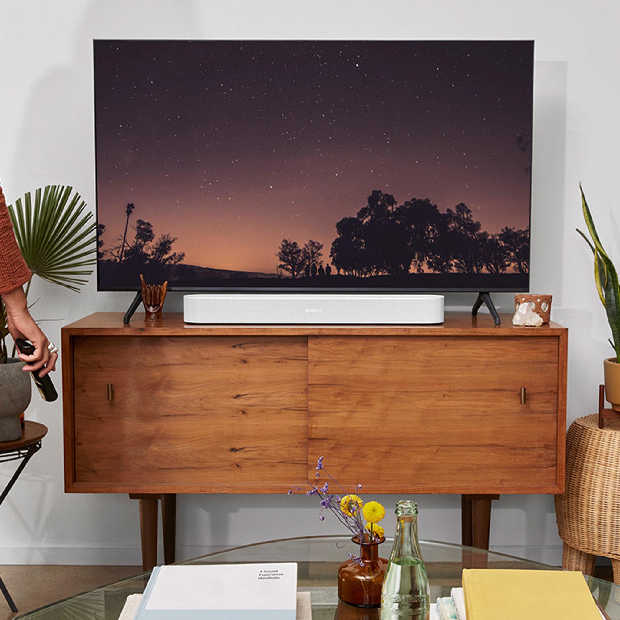 Sonos Premium Immersive Set with Beam Soundbar (Gen 2), Sub 4 Subwoofer, & Pair of Era 100 Wireless Speakers (White) thumbnail 11