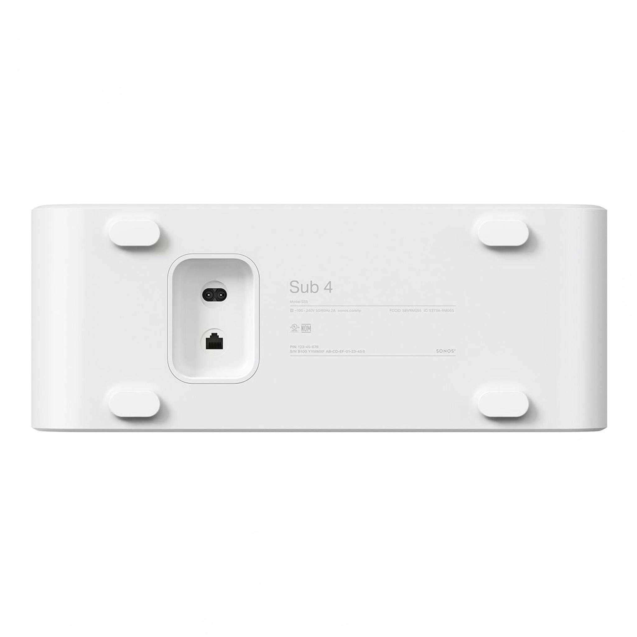 Sonos Premium Immersive Set with Beam Soundbar (Gen 2), Sub 4 Subwoofer, & Pair of Era 100 Wireless Speakers (White) thumbnail 16