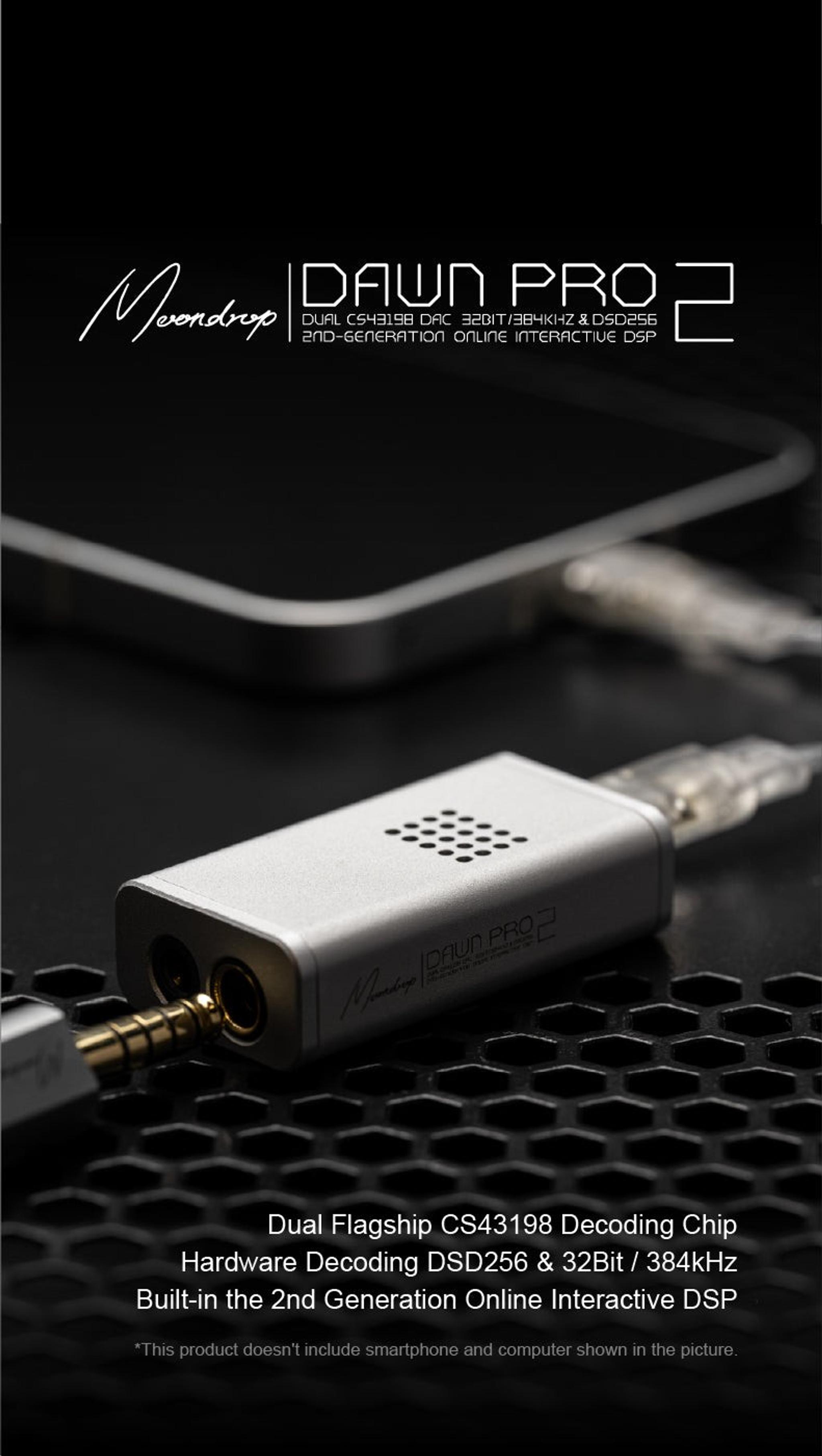 Moondrop Dawn Pro 2 Dual Portable DAC/Amp thumbnail 3