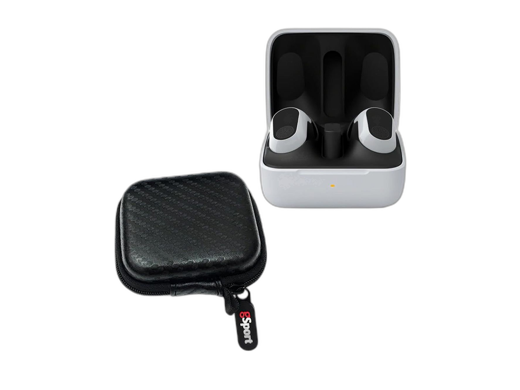 Sony WF-G700N INZONE Buds Truly Wireless Noise Cancelling Earbud Bundle with gSport Case (White) - Image 1