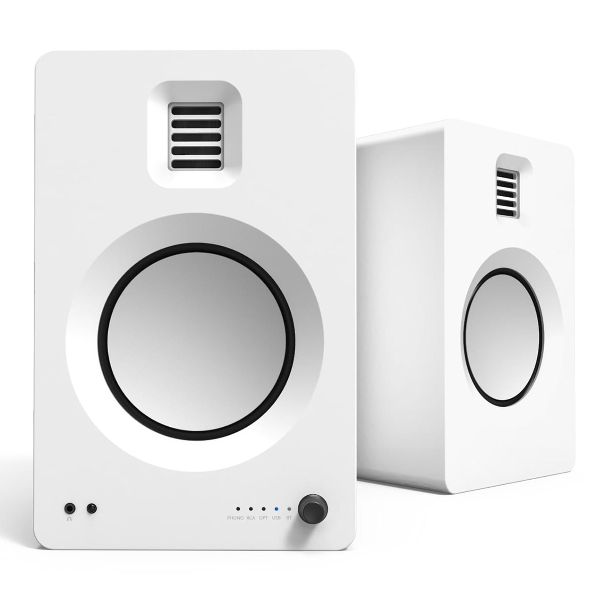 Kanto TUK Premium Powered Speakers with SE6 Elevated Desktop Speaker Stands (White) thumbnail 8