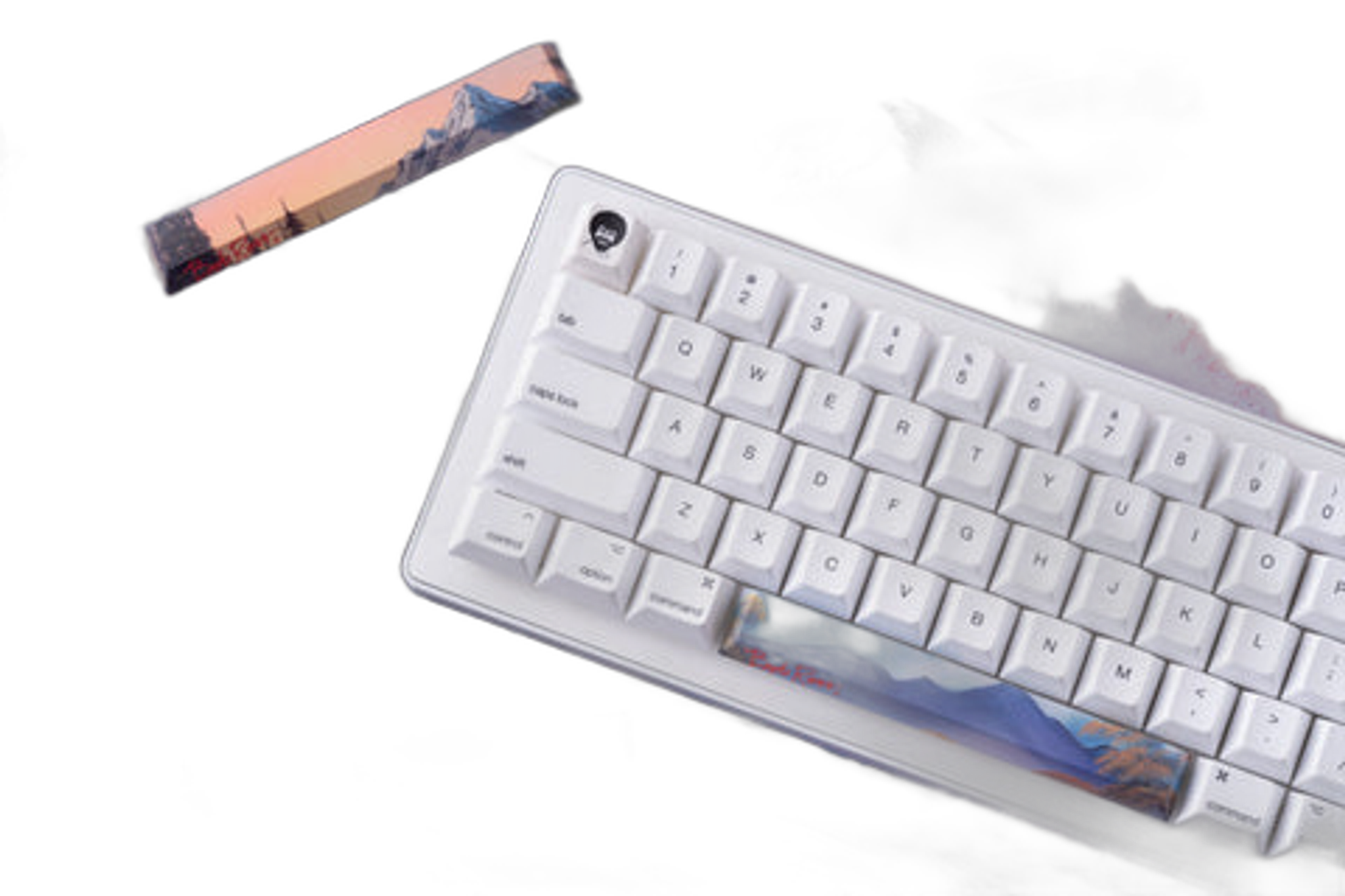 Apos x Bob Ross Panoramic Scenic Keycaps - Image 1