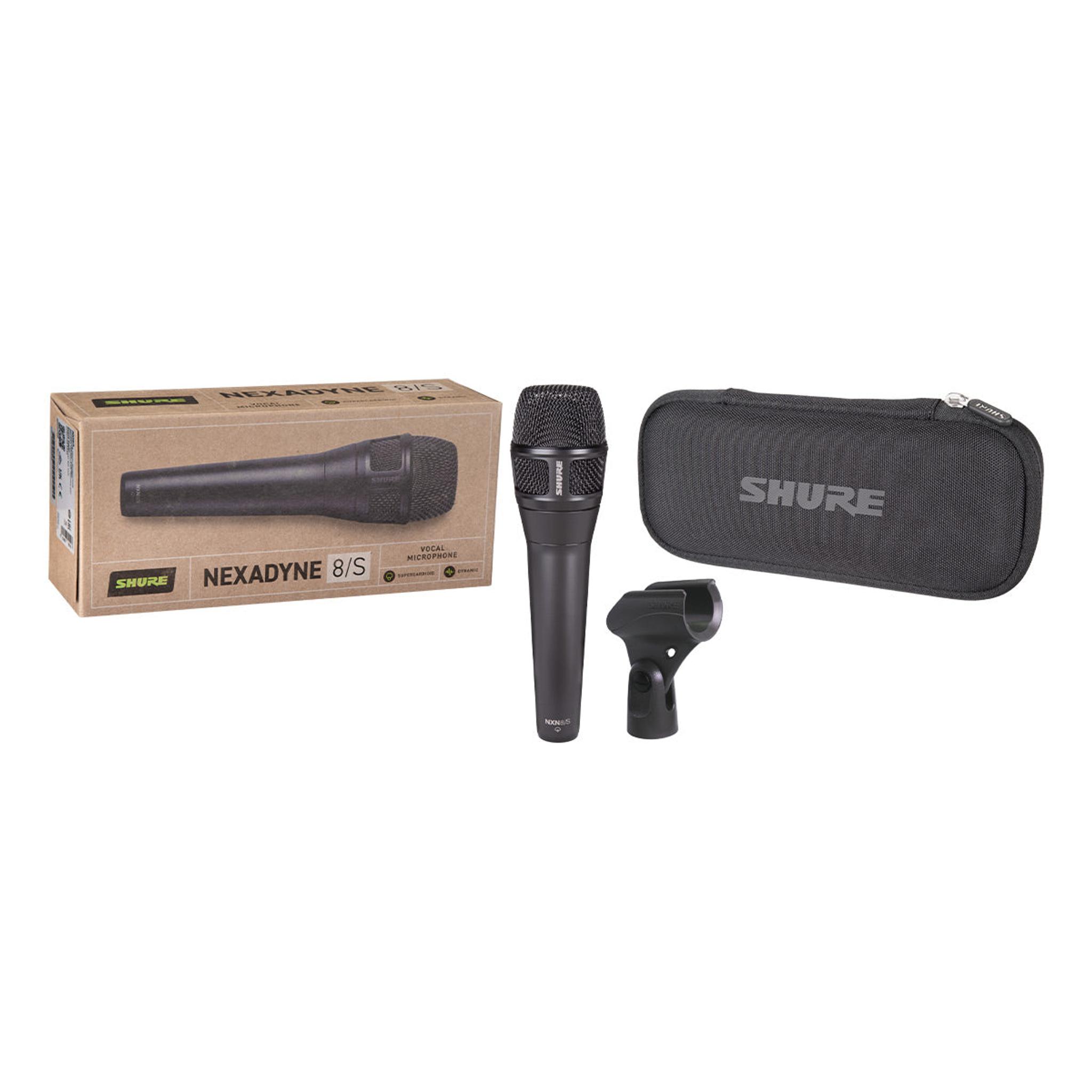 Shure Nexadyne NXN8/S Supercardioid XLR Handheld Vocal Microphone (Black) thumbnail 8