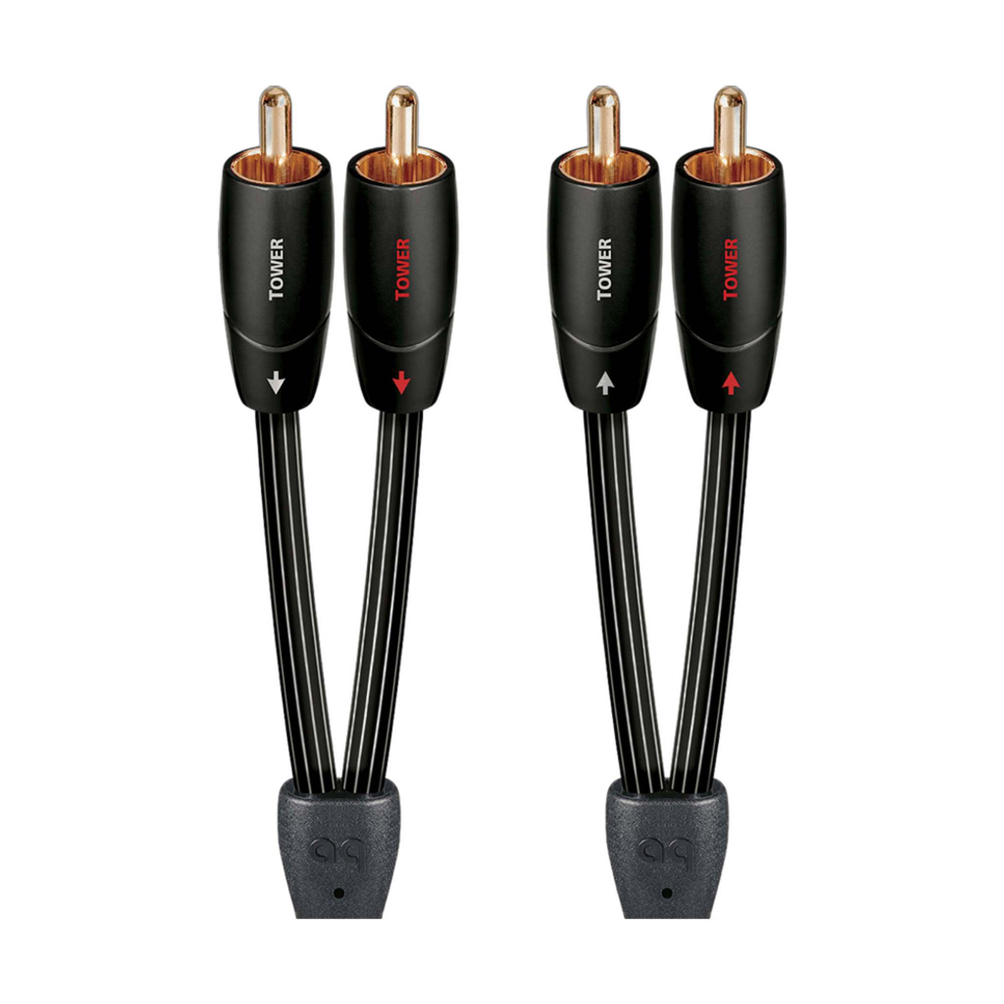 AudioQuest Tower RCA Male to RCA Male Cable (3.28 ft.)