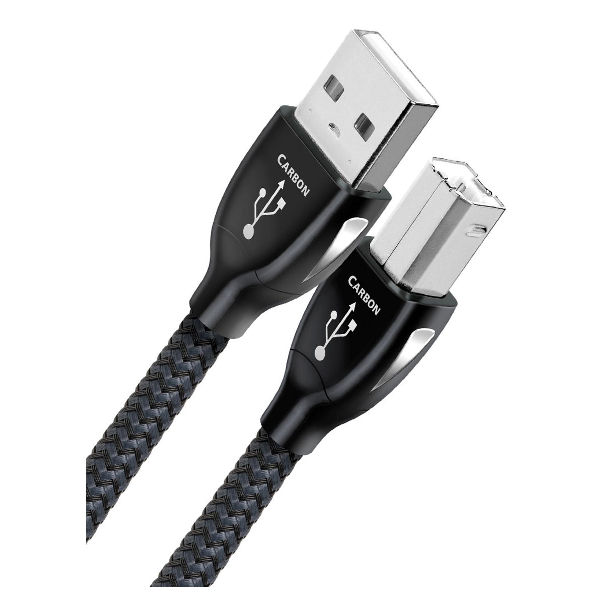 AudioQuest Carbon USB A to USB B Cable - 4.92 ft. (1.5m) - Image 1