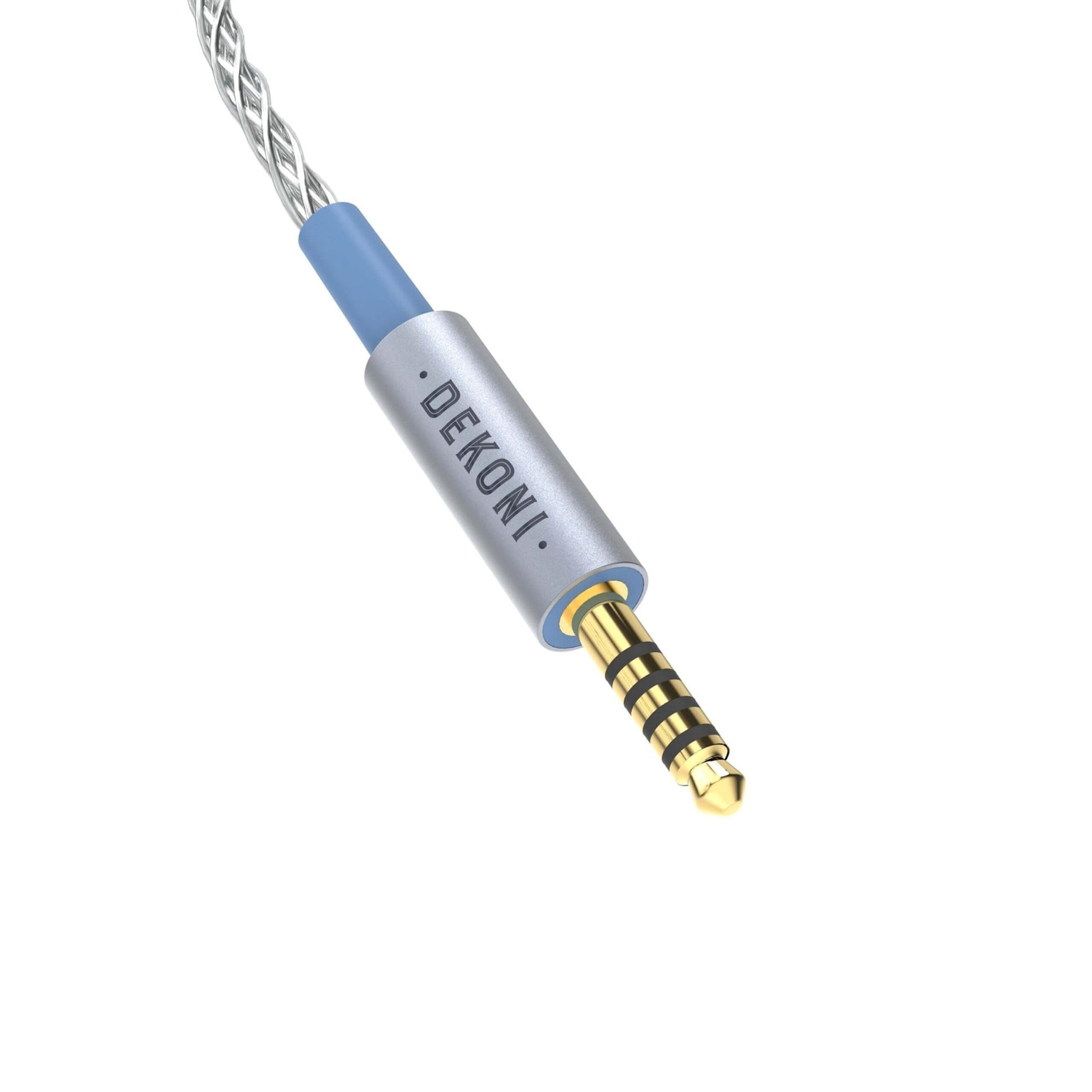 Dekoni Audio Ensemble 4.4mm 52" Braided Cable with HD600 Headphone Connectors thumbnail 6