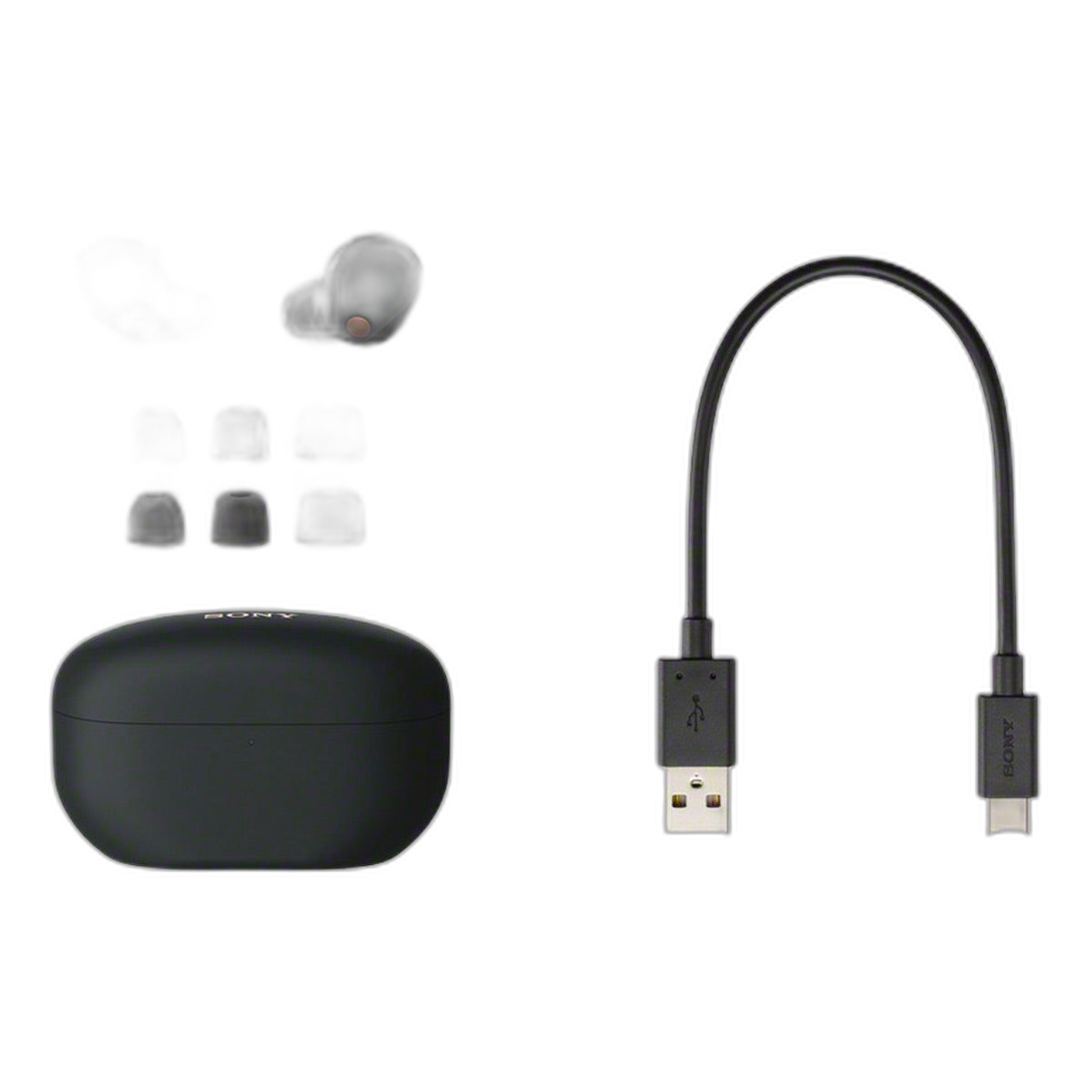 Sony WF-1000XM5 Wireless Noise Cancelling In-Ear Headphone Bundle with gSport Hardshell Case (Black) thumbnail 22