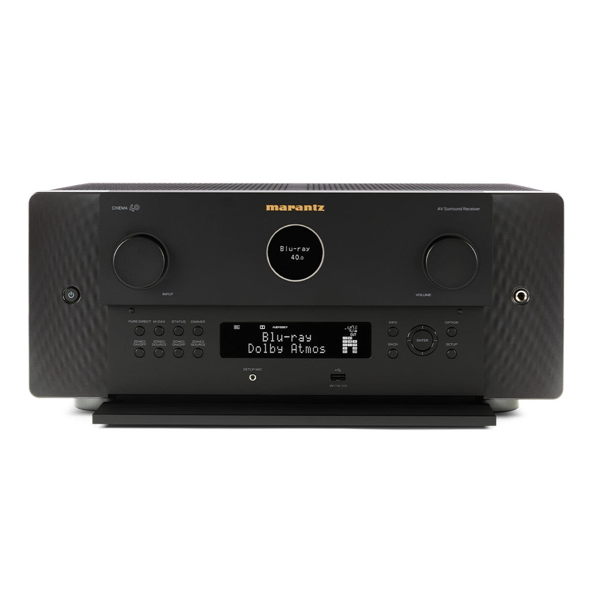 Marantz Cinema 40 9.4 Channel 8K Ultra HD Home Theater Receiver with Dolby Atmos/DTS:X & HEOS Built-In Streaming thumbnail 3