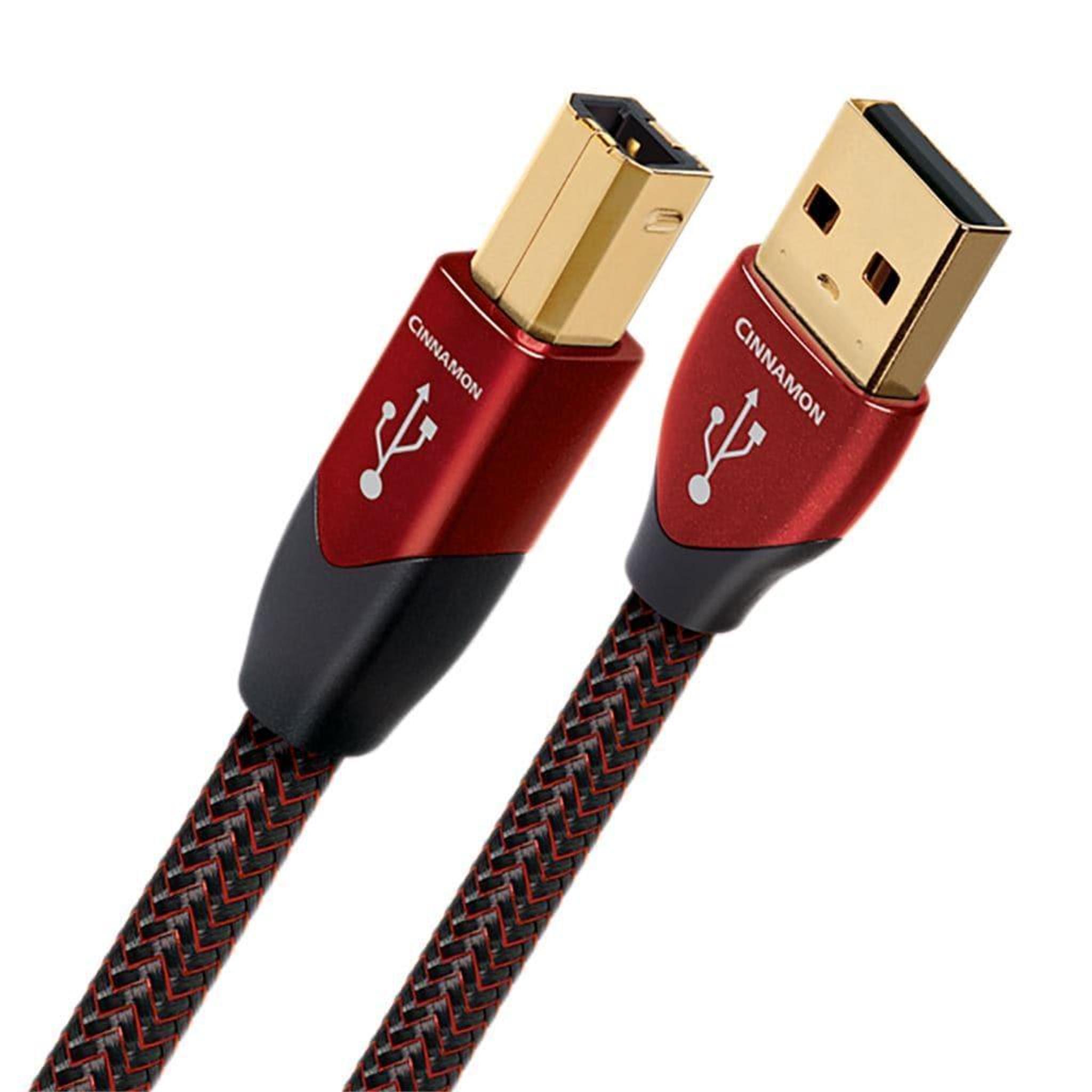 AudioQuest Cinnamon USB A to USB B Digital Interconnect - Image 1