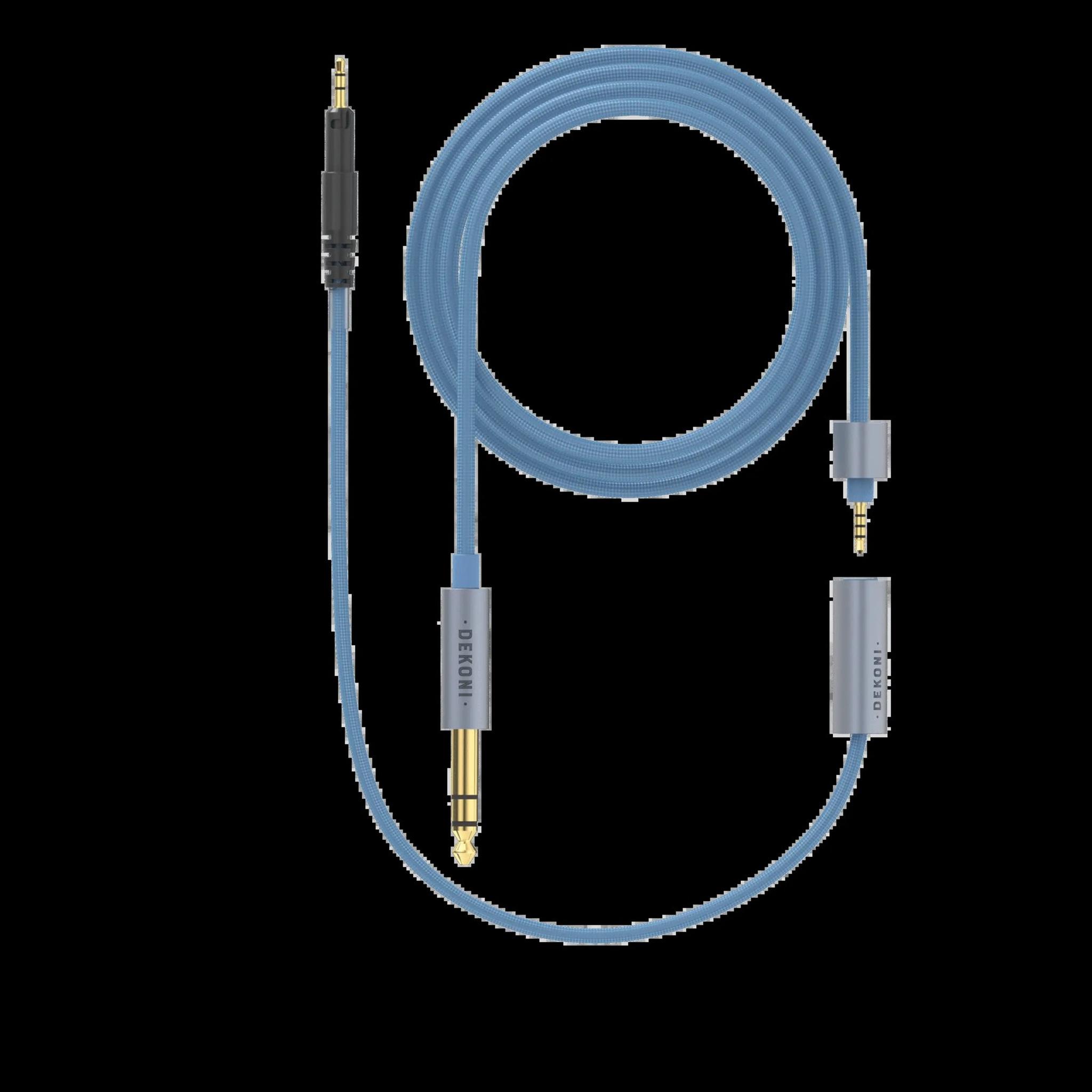 Dekoni Audio Ensemble 1/4" 64" Nylon Jacket Cable with ATHM Headphone Connector thumbnail 2