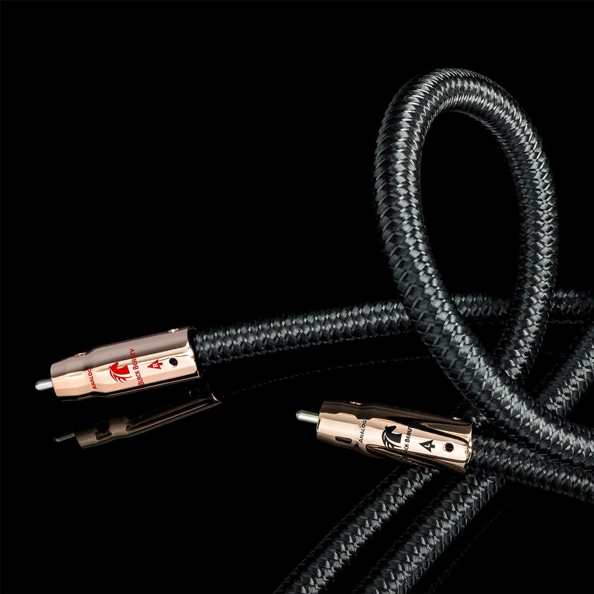 AudioQuest Black Beauty RCA Interconnect Cable - 4.92' (1.5m) thumbnail 3