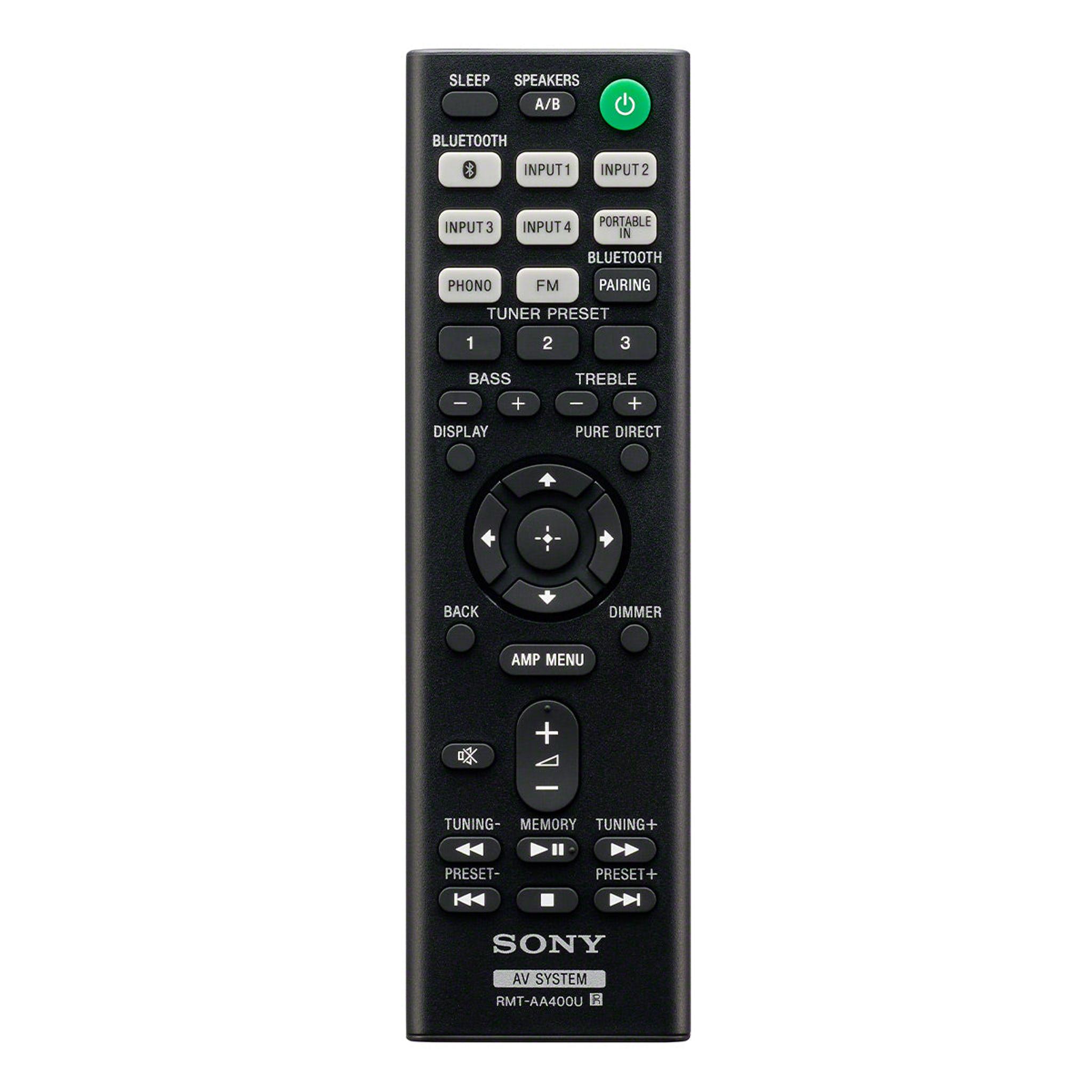 Sony STR-DH190 Stereo Receiver with Phono Input and Bluetooth Connectivity thumbnail 6