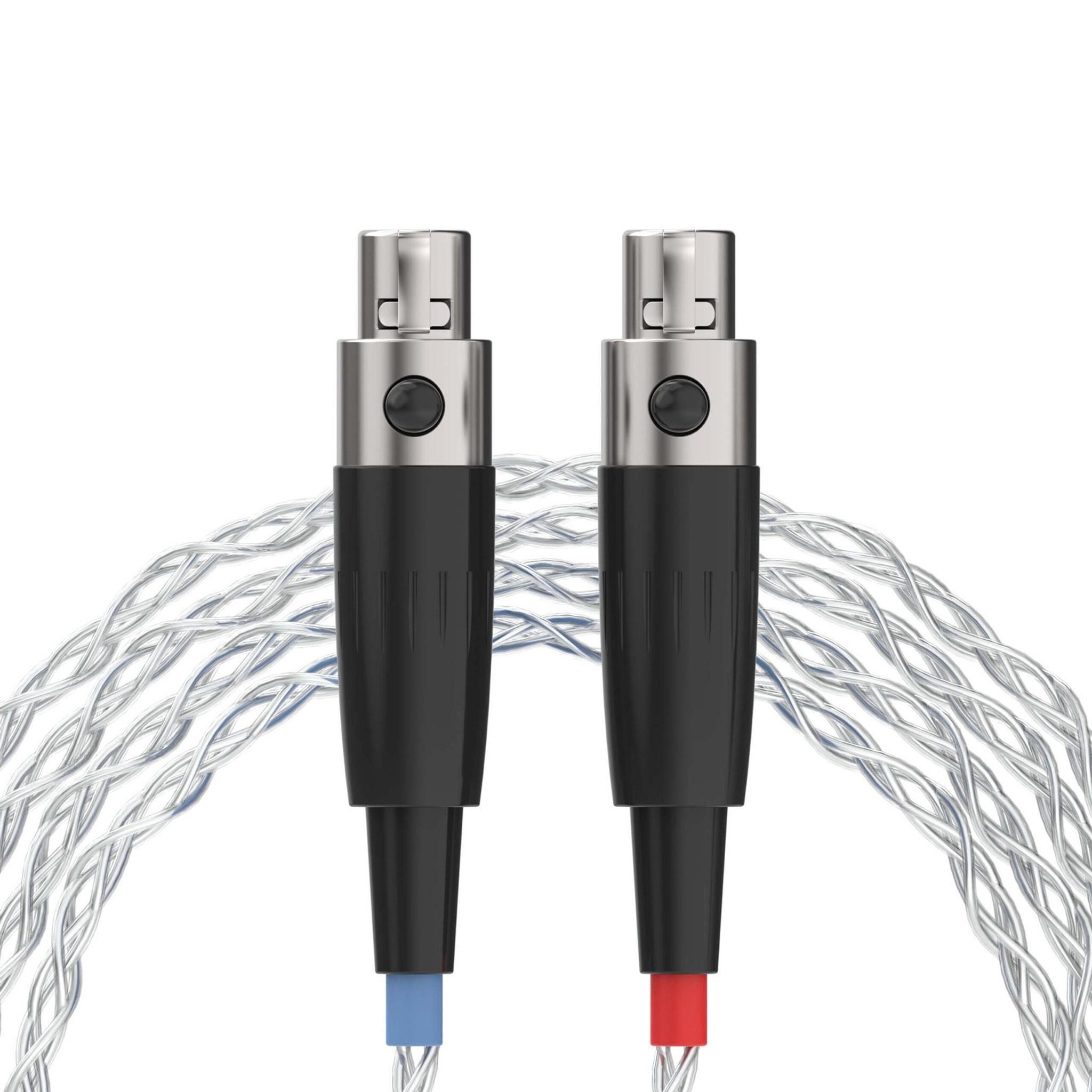 Dekoni Audio Ensemble 1/4" 52" Braided Cable with 4-pin Mini XLR Headphone Connectors thumbnail 5