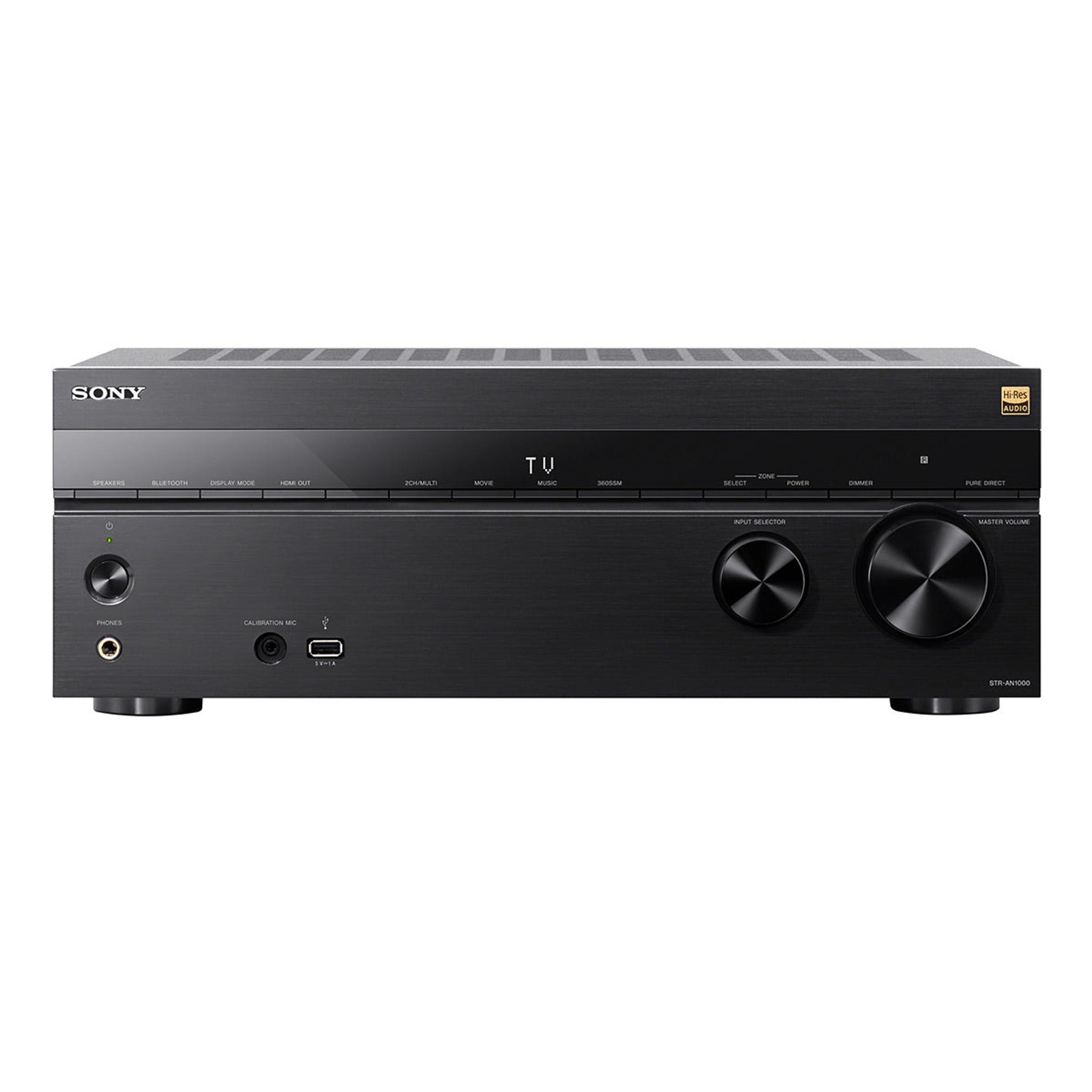 Sony STR-AN1000 7.2 Channel 8K Home Theater AV Receiver with Dolby Atmos, DTS: X, IMAX Enhanced, Google Assistant, & Works with Sonos - Image 1