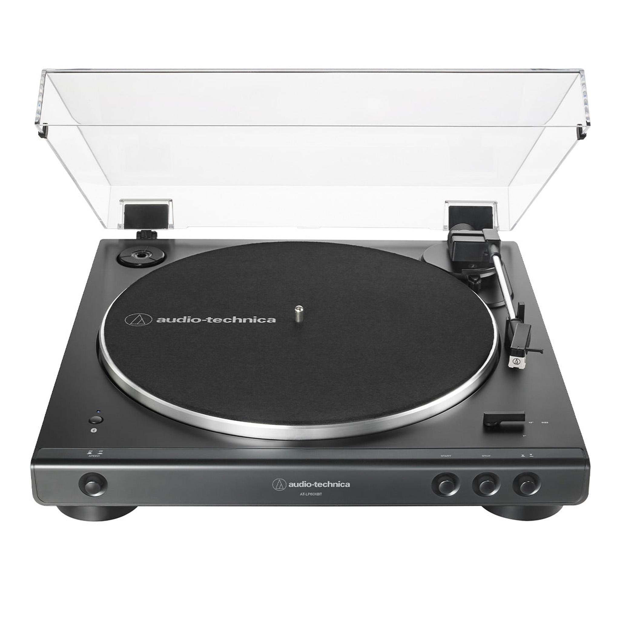 Audio-Technica AT-LP60XBT-BK Fully Automatic Belt-Drive Stereo Turntable with Bluetooth (Black) - Image 1