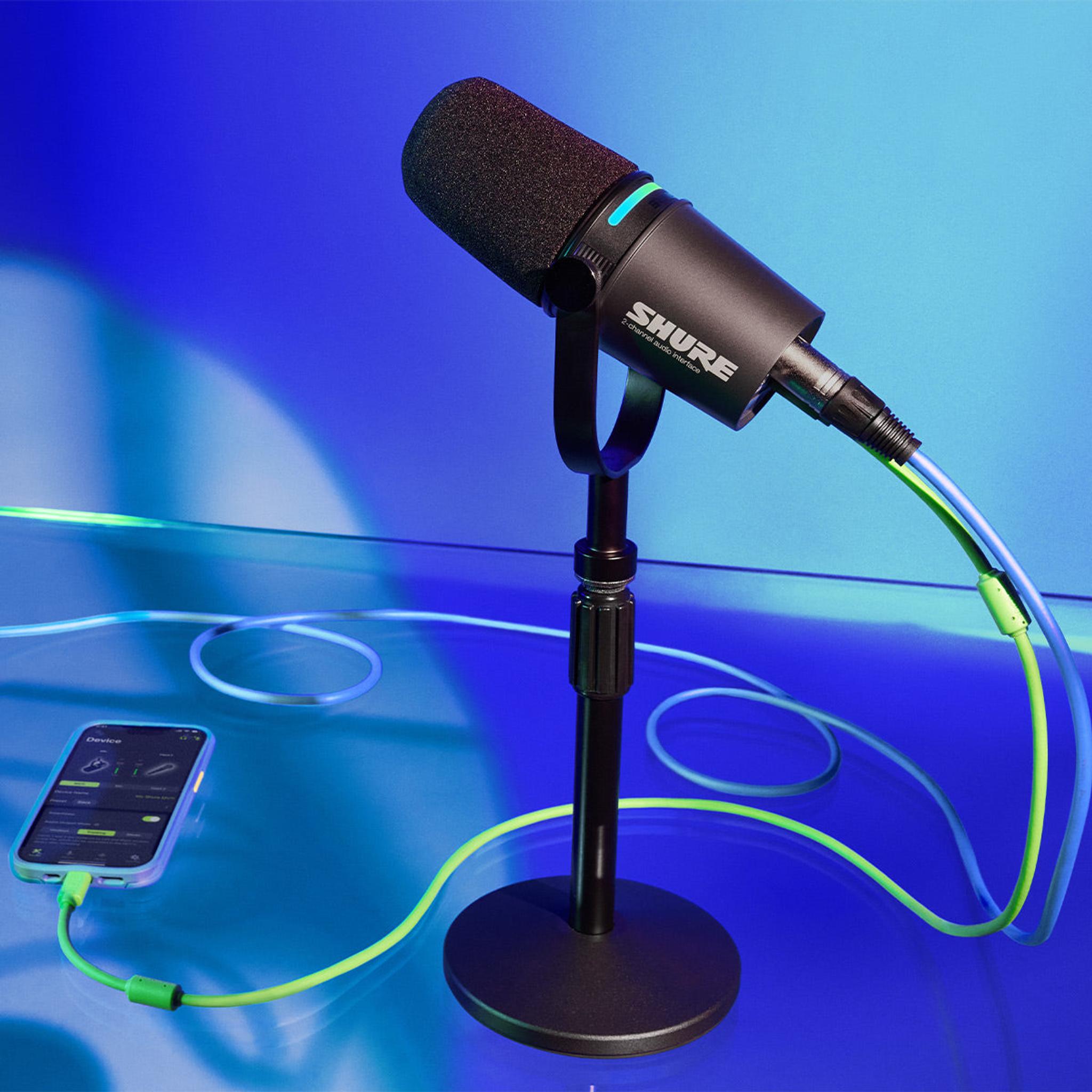 Shure MV7i USB-C Dynamic Microphone & Interface thumbnail 8