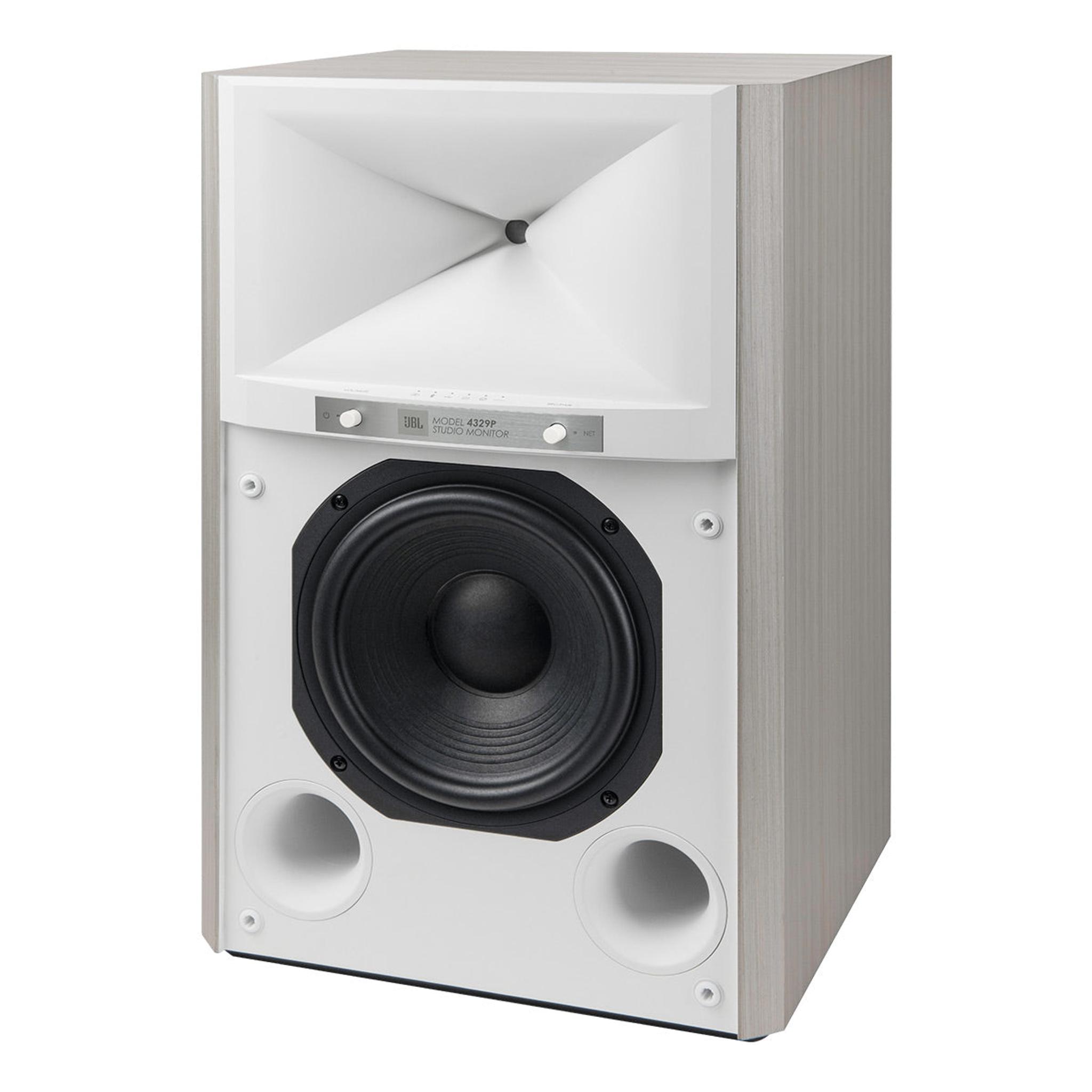 JBL 4329P Studio Monitor Powered Loudspeaker System (White) thumbnail 7