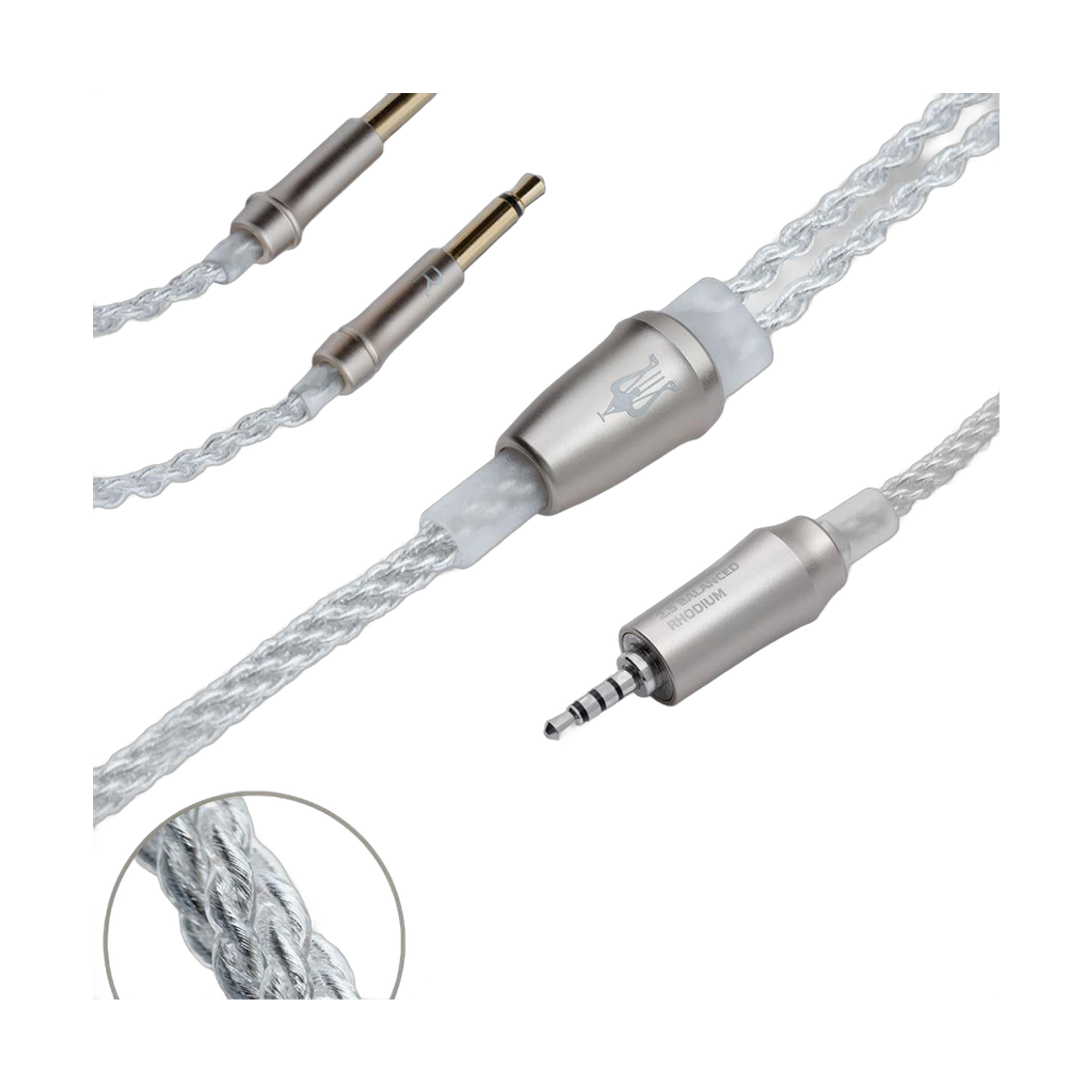 Meze Audio 99 Series Silver Replacement cable (2.5mm, 3.5mm or 4.4mm)