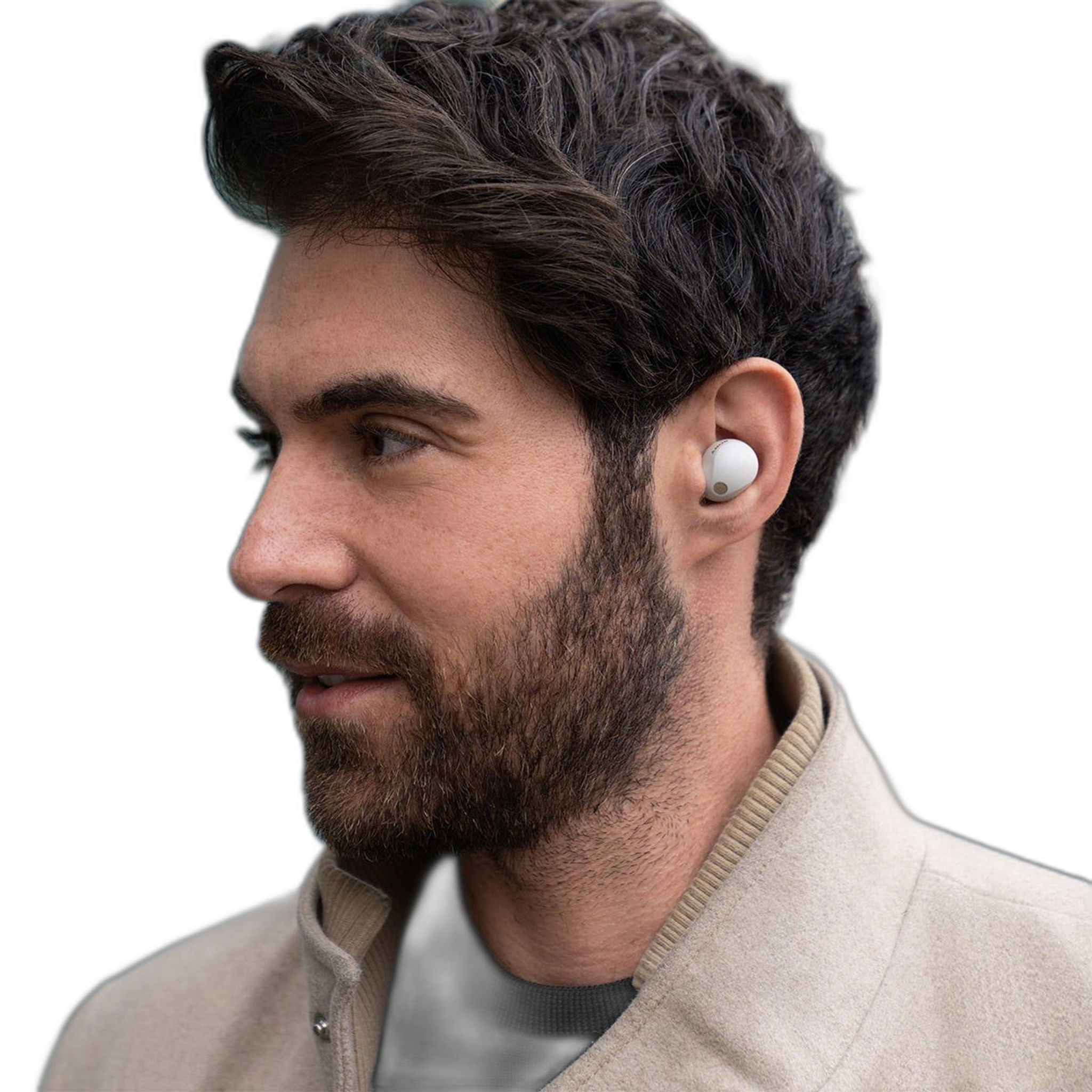 Sony WF-1000XM5 Wireless Noise Cancelling In-Ear Headphone Bundle with gSport Hardshell Case (Silver) thumbnail 3