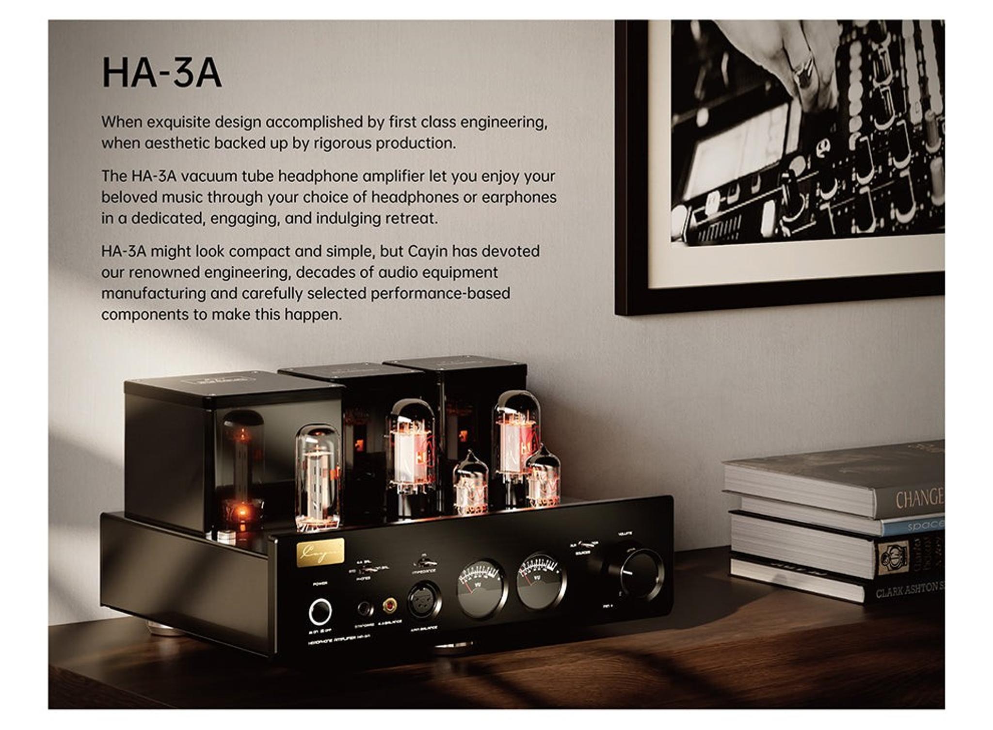 Cayin HA-3A Desktop Tube Headphone Amplifier thumbnail 3