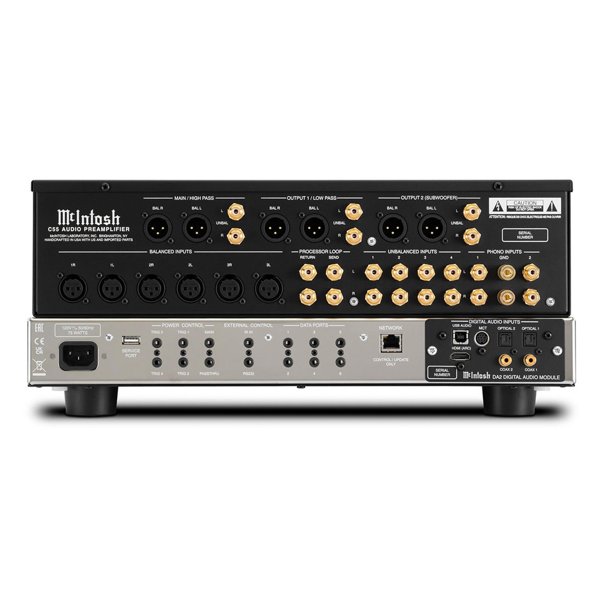 McIntosh C55 2-Channel Solid State Preamplifier thumbnail 4
