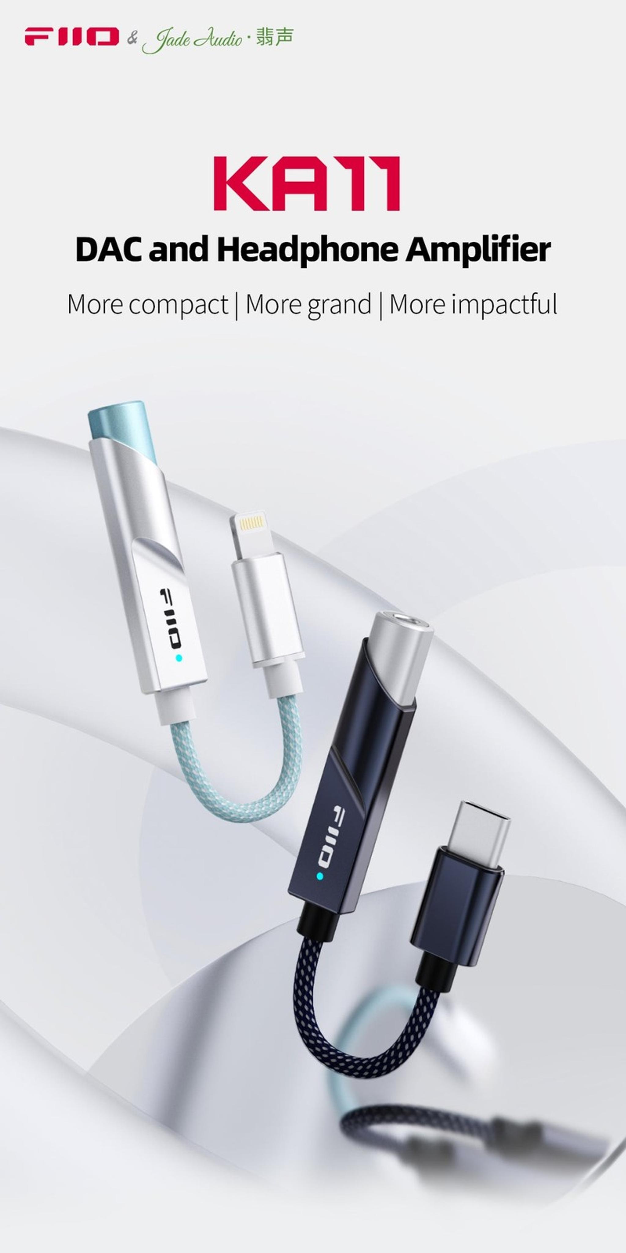 FiiO KA11 Dongle DAC/Headphone Amplifier thumbnail 2