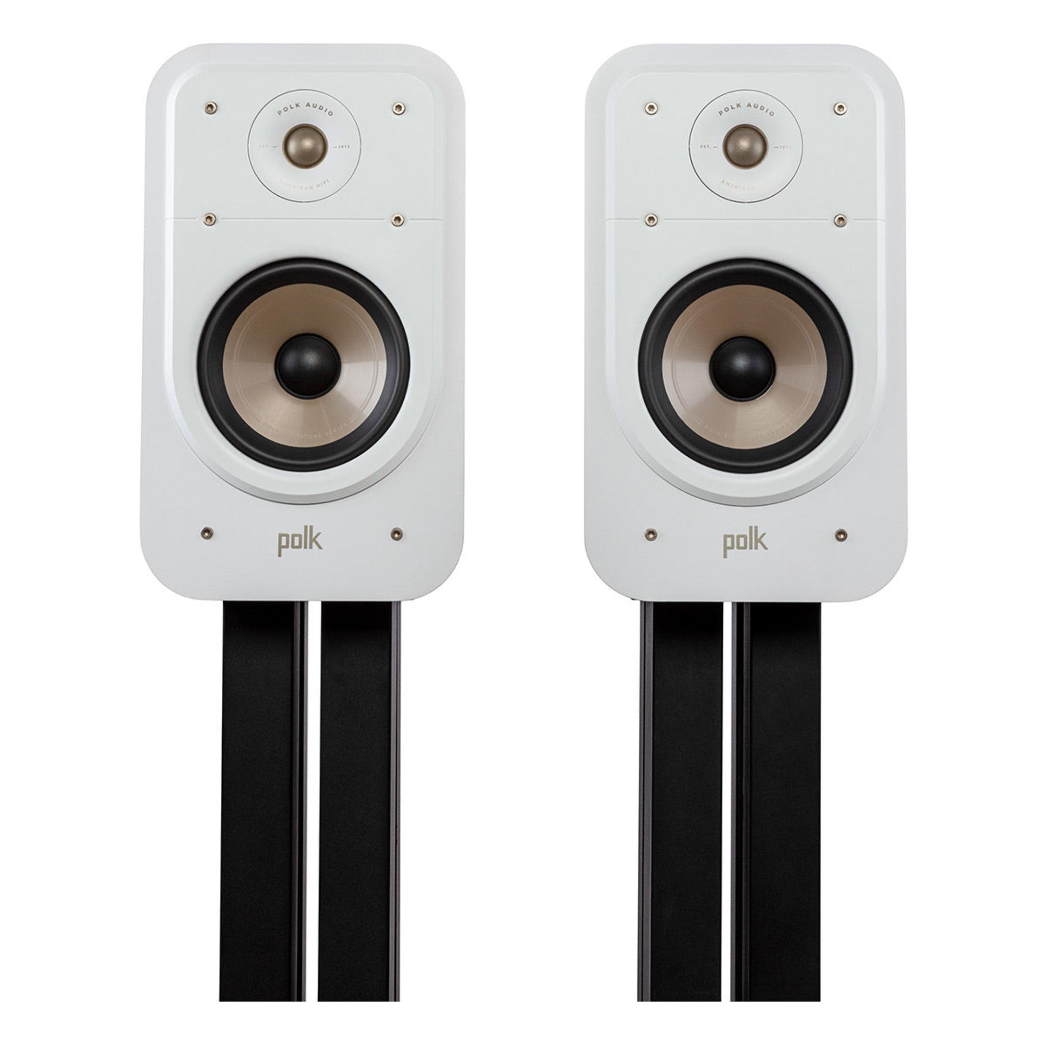 Polk Audio Signature Elite ES20 Bookshelf Speakers - Pair (White) - Image 1