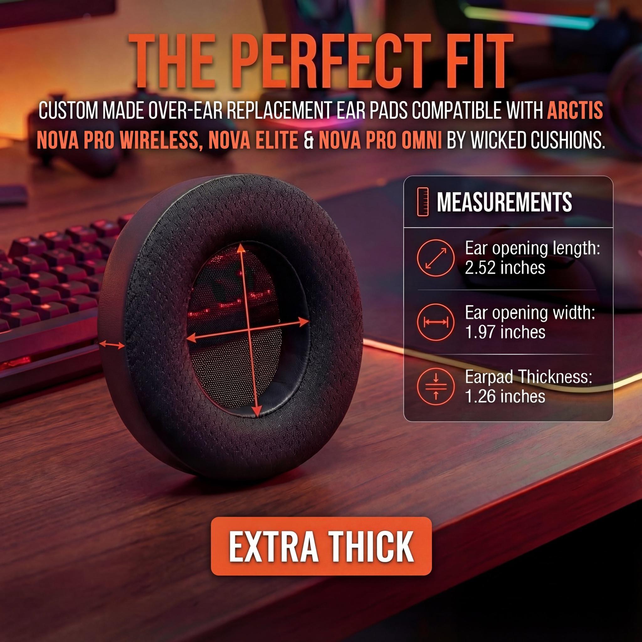Arctis Nova Pro Wireless, Nova Elite & Nova Pro Omni Earpads - WC FreeZe Cooling Gel thumbnail 4