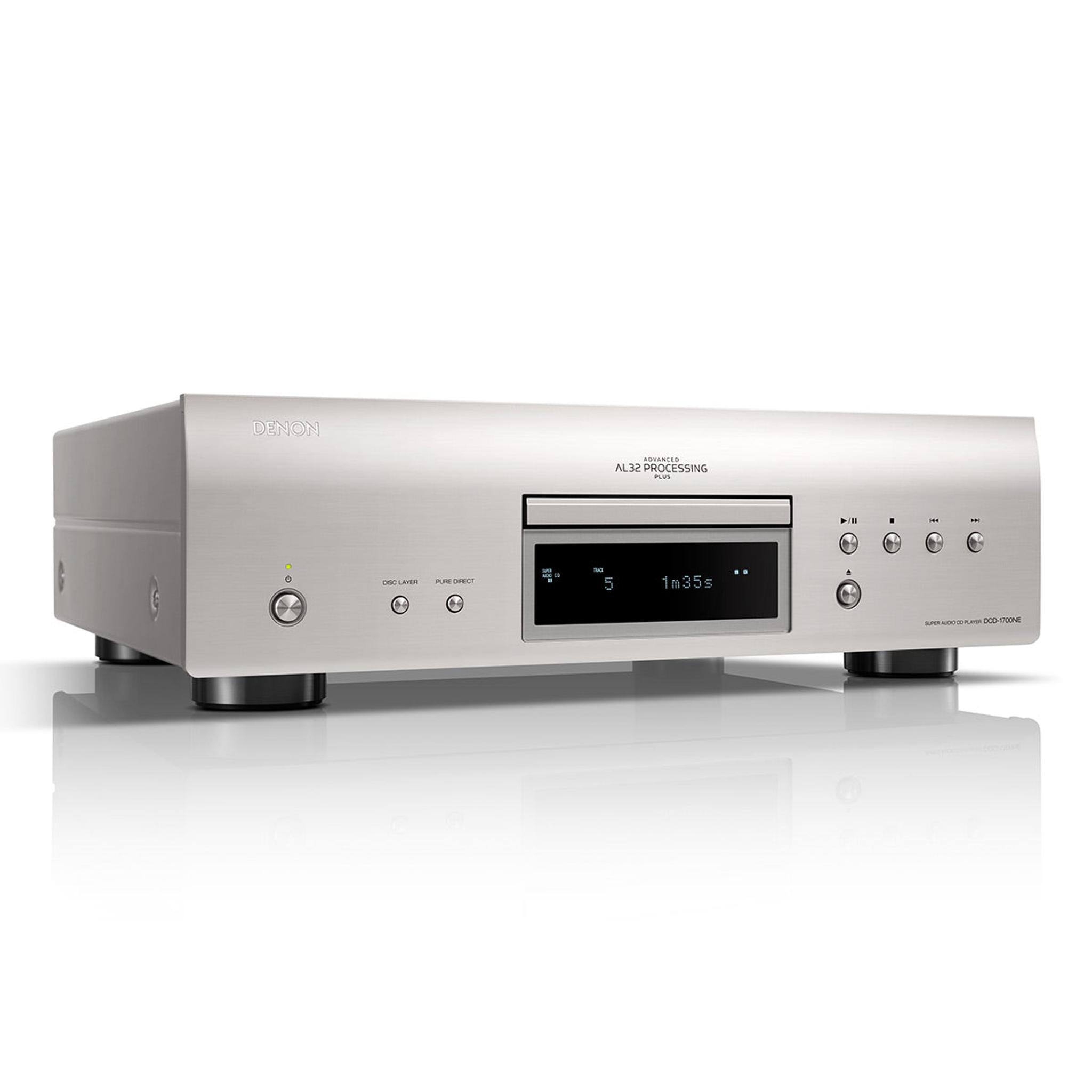 Denon DCD-1700NE CD/SACD Player with Advanced AL32 Processing Plus (Silver) thumbnail 3