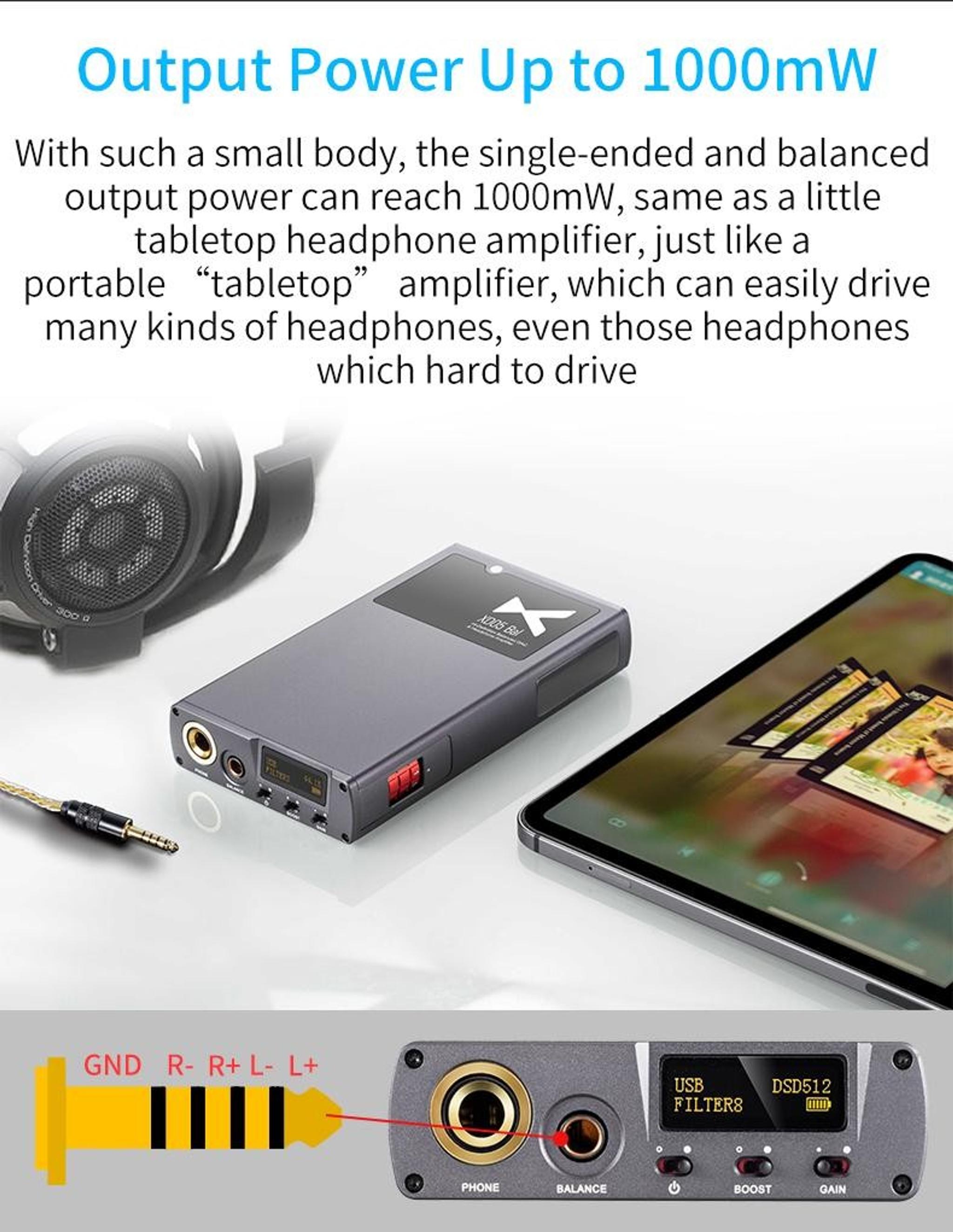 xDuoo XD-05 BAL Balanced DAC/Amp thumbnail 6
