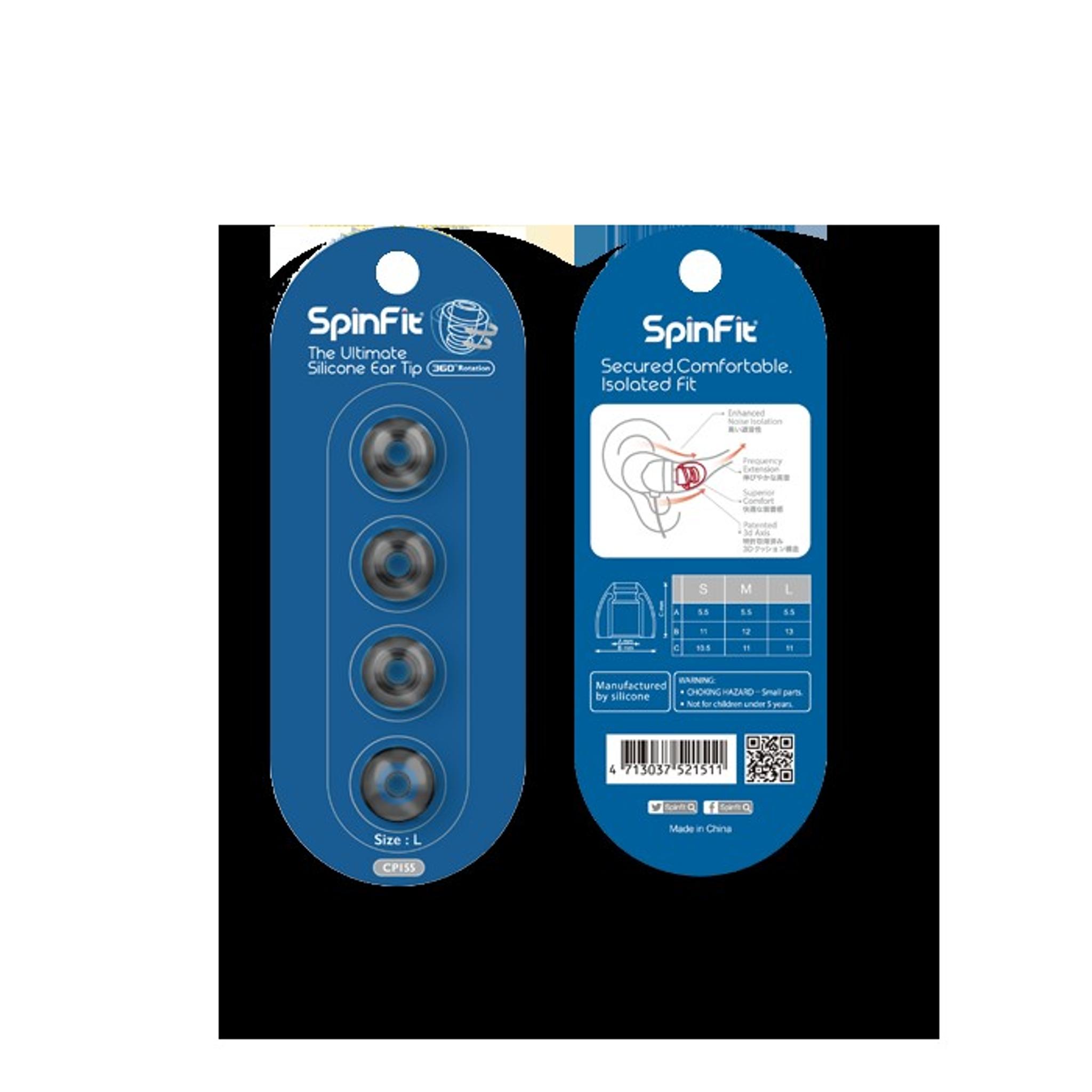 SpinFit CP155 | Premium Eartips (2 Pairs) thumbnail 8