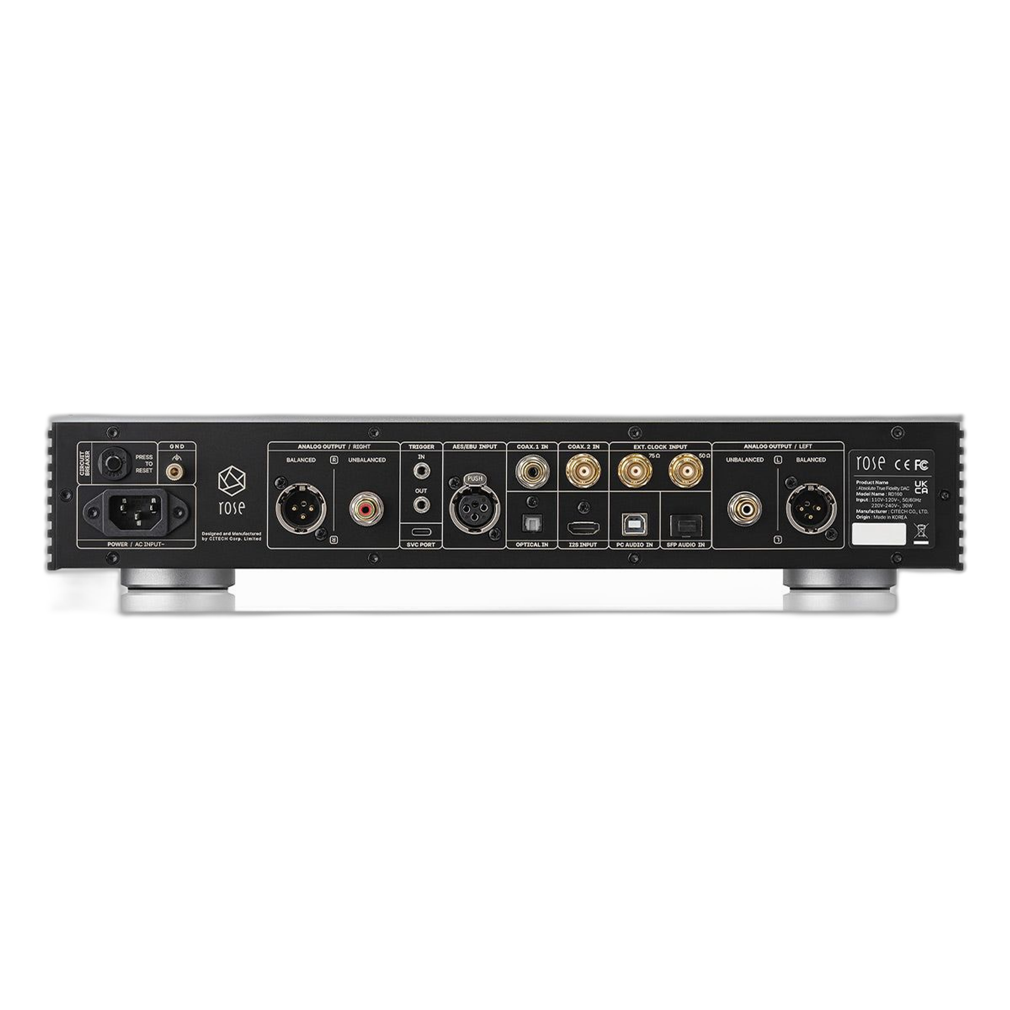 HiFi Rose RD160 DAC (Silver) thumbnail 3