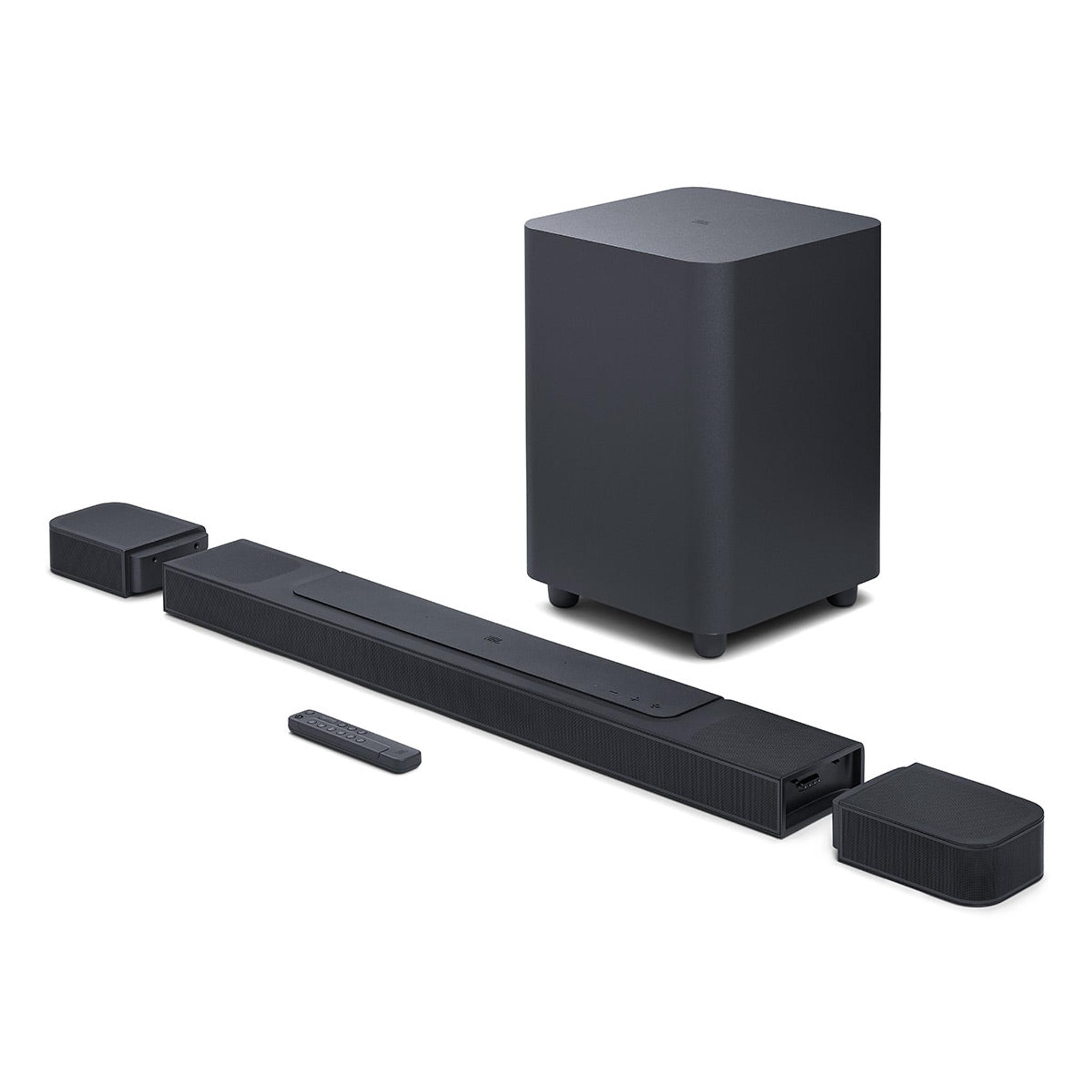 JBL Bar 1000 Surround Sound System with 7.1.4 Channel Soundbar, 10" Wireless Subwoofer, and Detachable Rear Speakers - Image 1