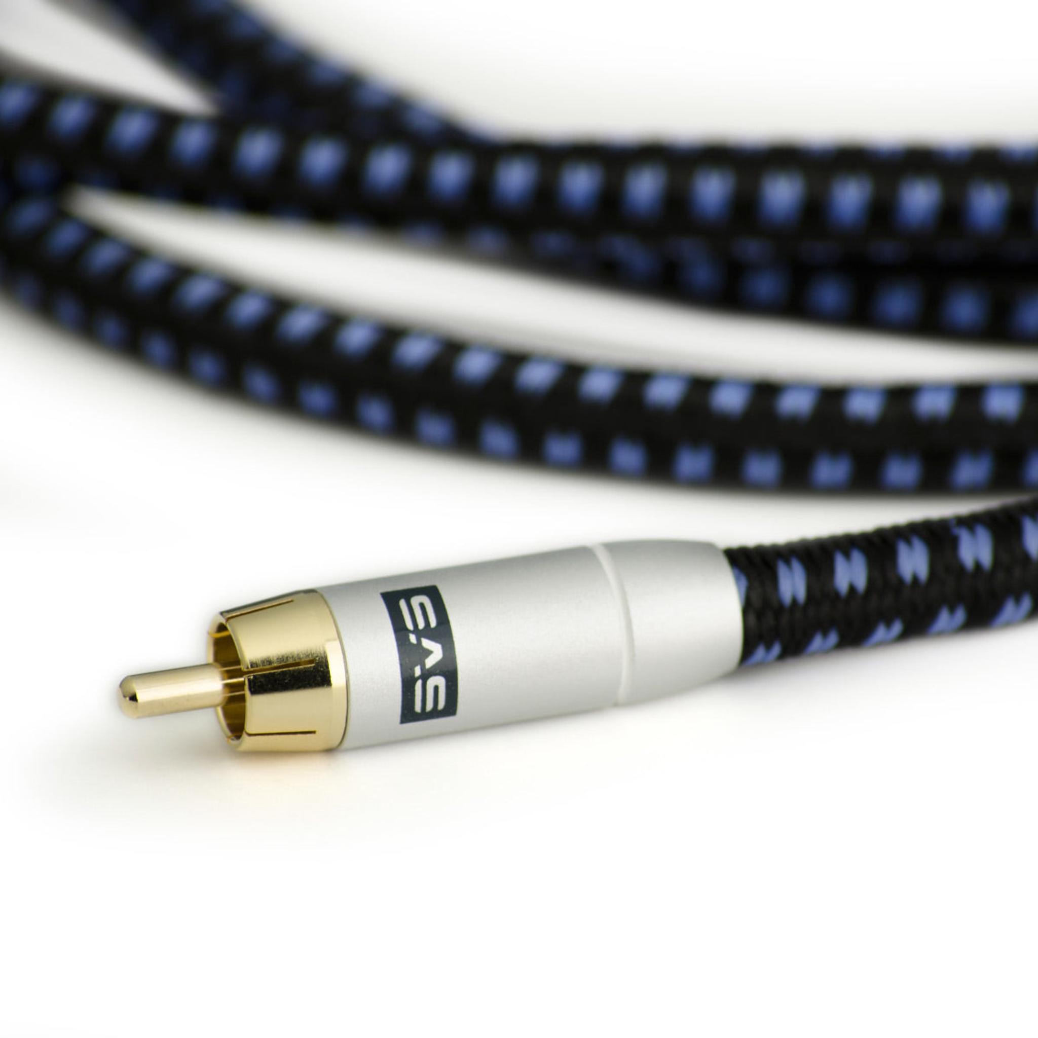 SVS SoundPath RCA Audio Interconnect Cable for Subwoofers - 9.84 ft. (3m) - Image 1